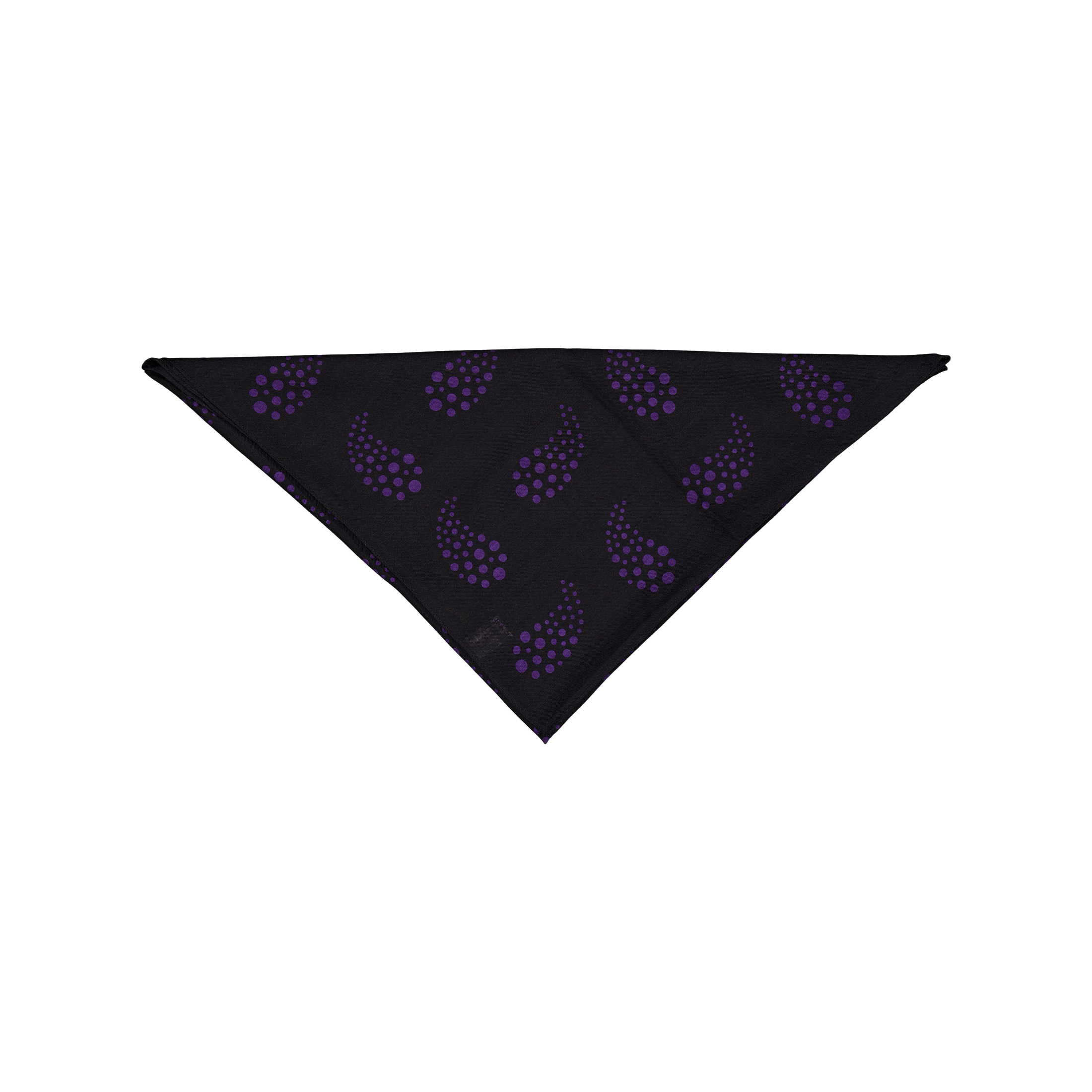 Needles Scarf - W/s Twill / Paisley Pr C - black