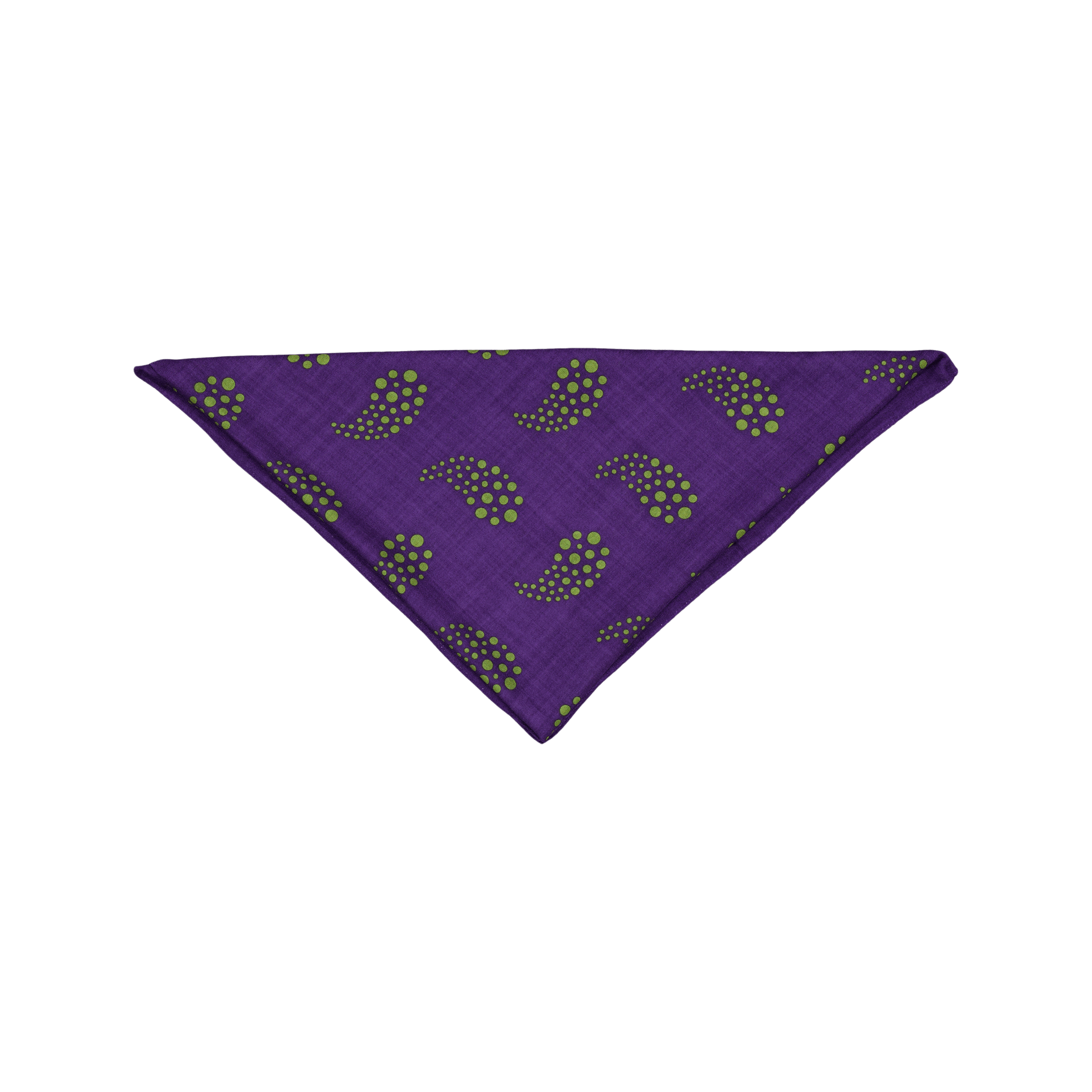 Needles Scarf - W/s Twill / Paisley Pr A - purple