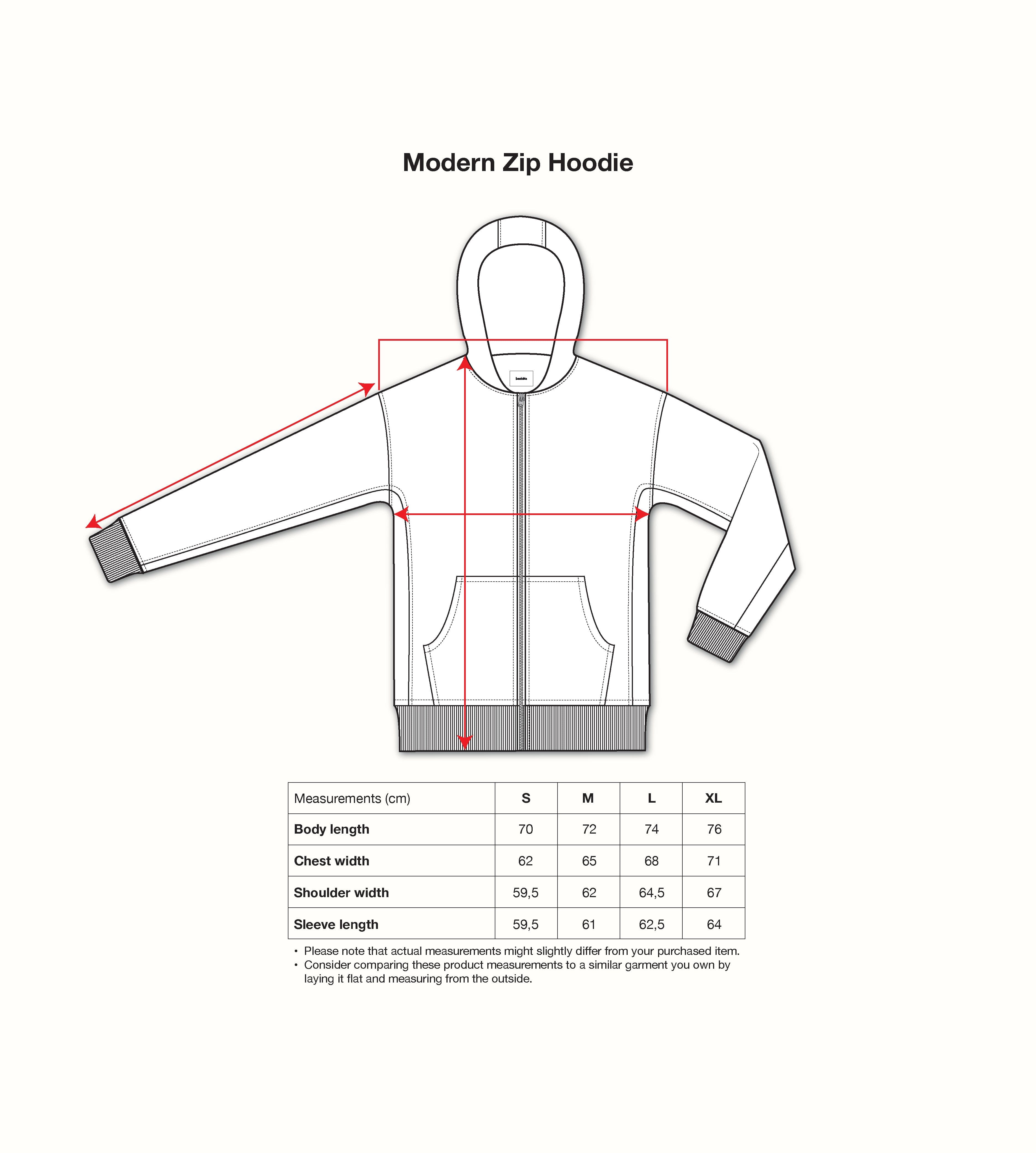 Baskèts Modern Zip Hoodie Marron
