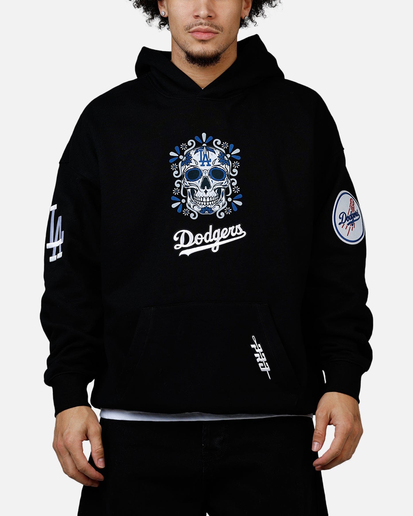 PRO Standard Los Angeles Dodgers Eternal Skull Hoodie Black/Blue