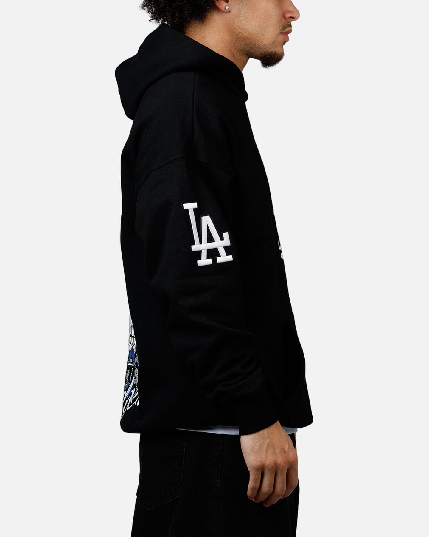 PRO Standard Los Angeles Dodgers Eternal Skull Hoodie Black/Blue
