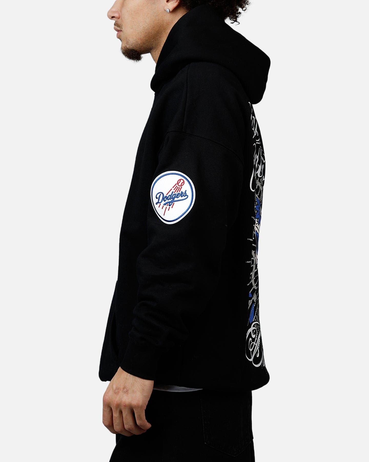 PRO Standard Los Angeles Dodgers Eternal Skull Hoodie Black/Blue