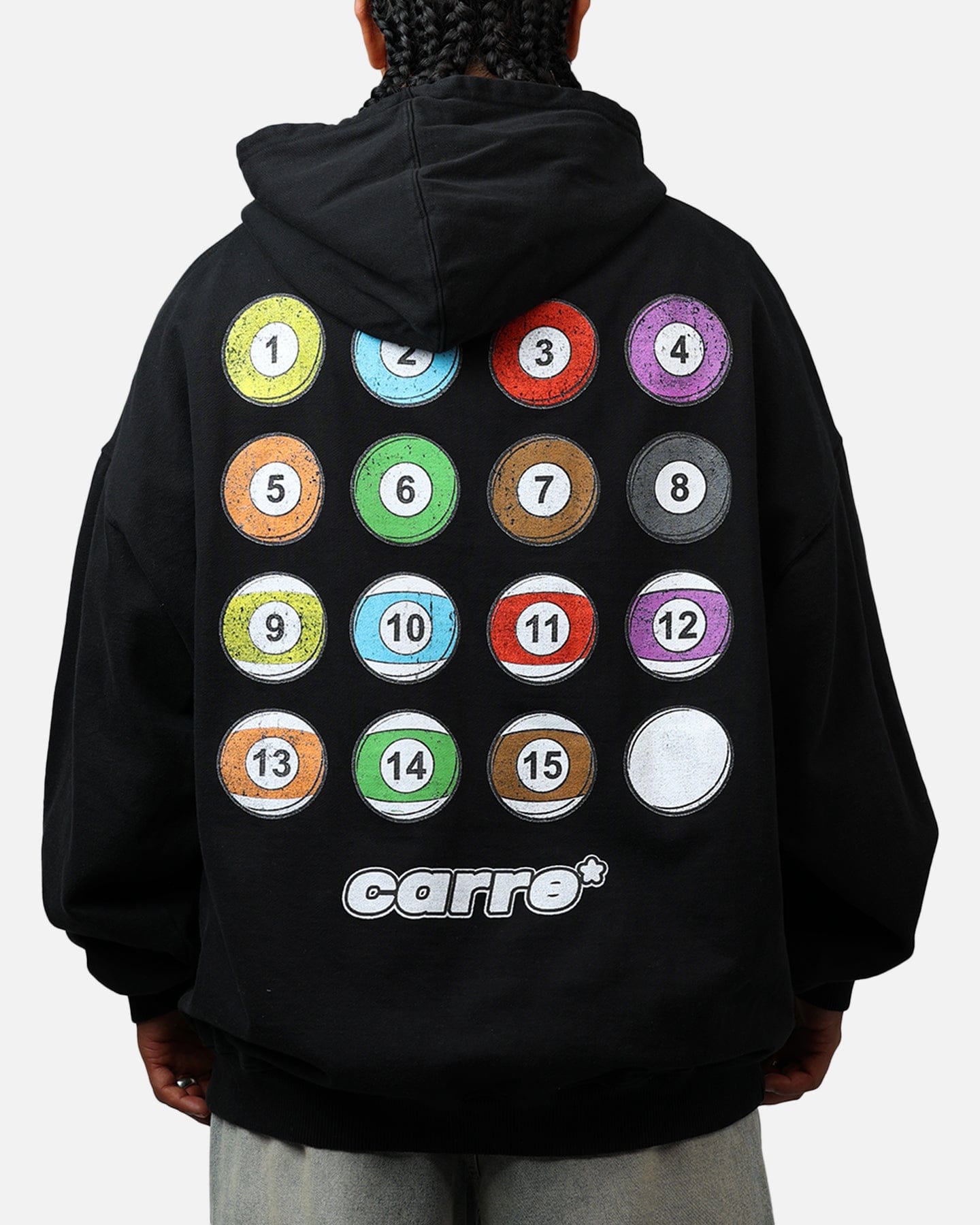 Carre Break Hoodie Black