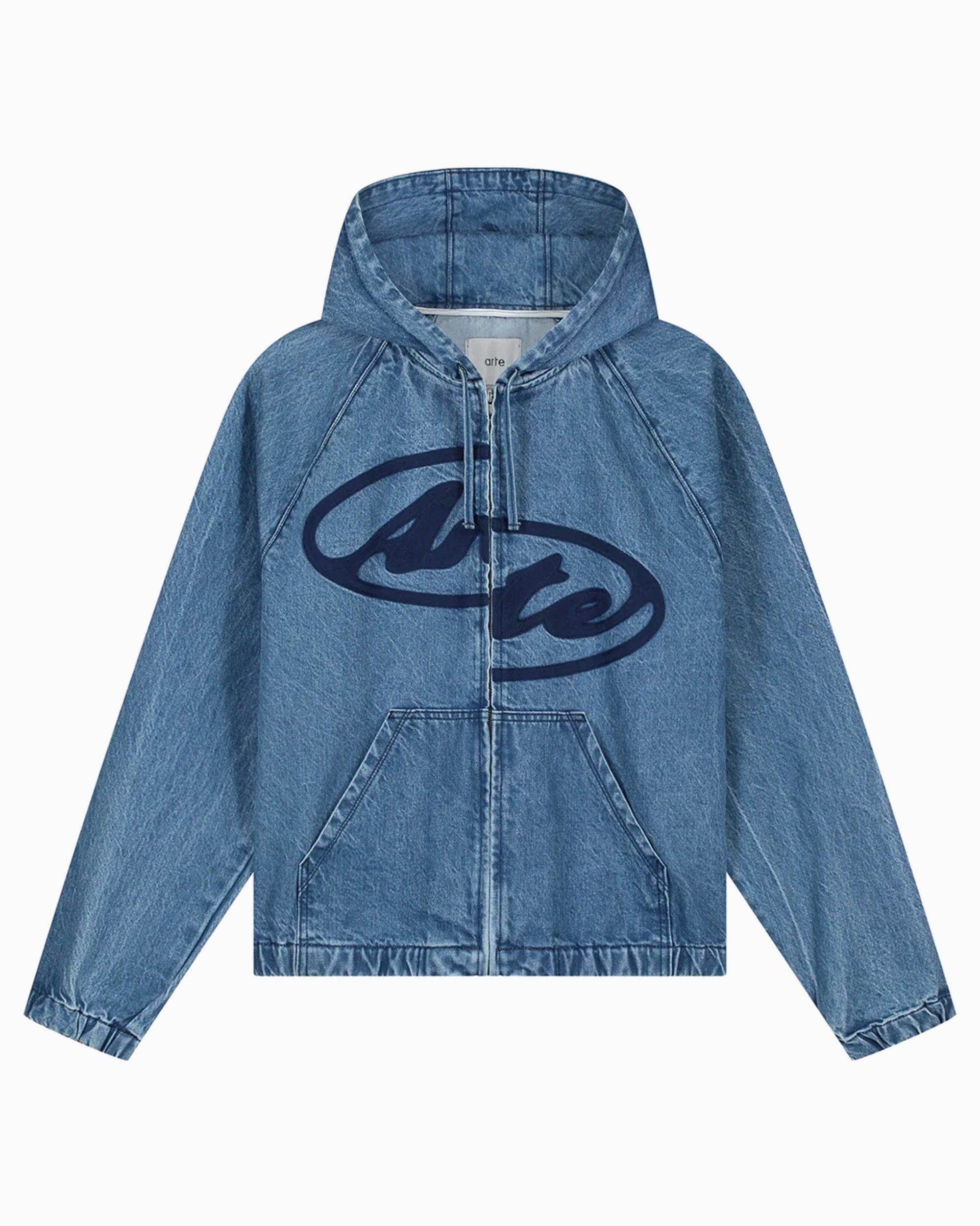 Arte Antwerp Chaqueta vaquera Con capucha Arte Antwerp Split Logo para hombre