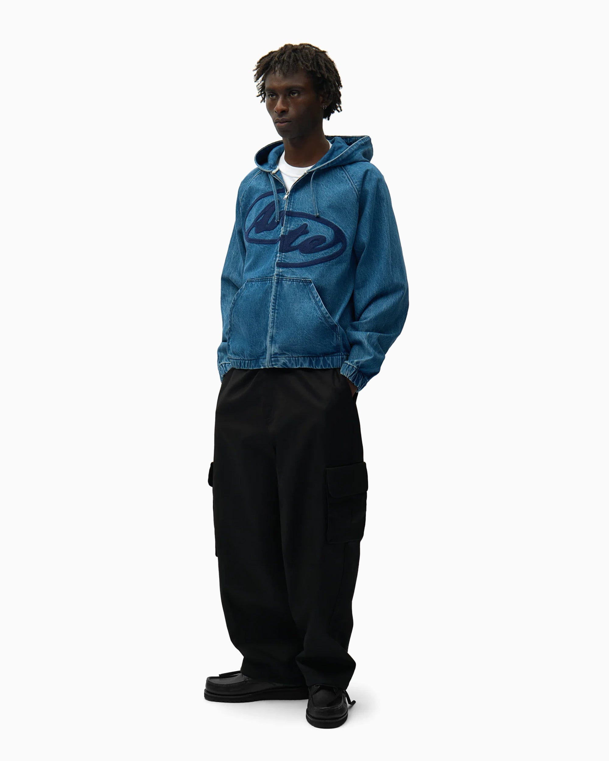 Arte Antwerp Chaqueta vaquera Con capucha Arte Antwerp Split Logo para hombre