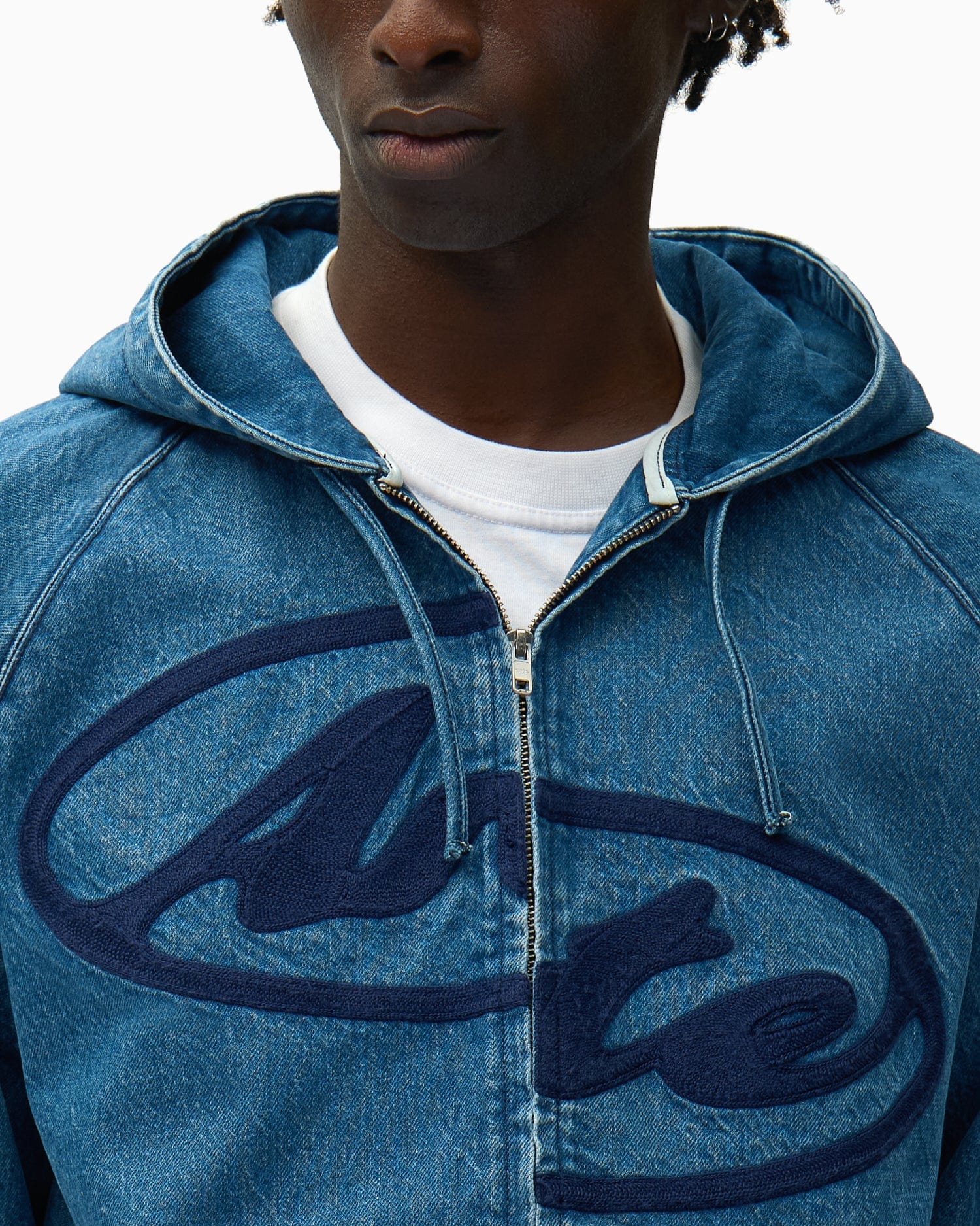 Arte Antwerp Chaqueta vaquera Con capucha Arte Antwerp Split Logo para hombre