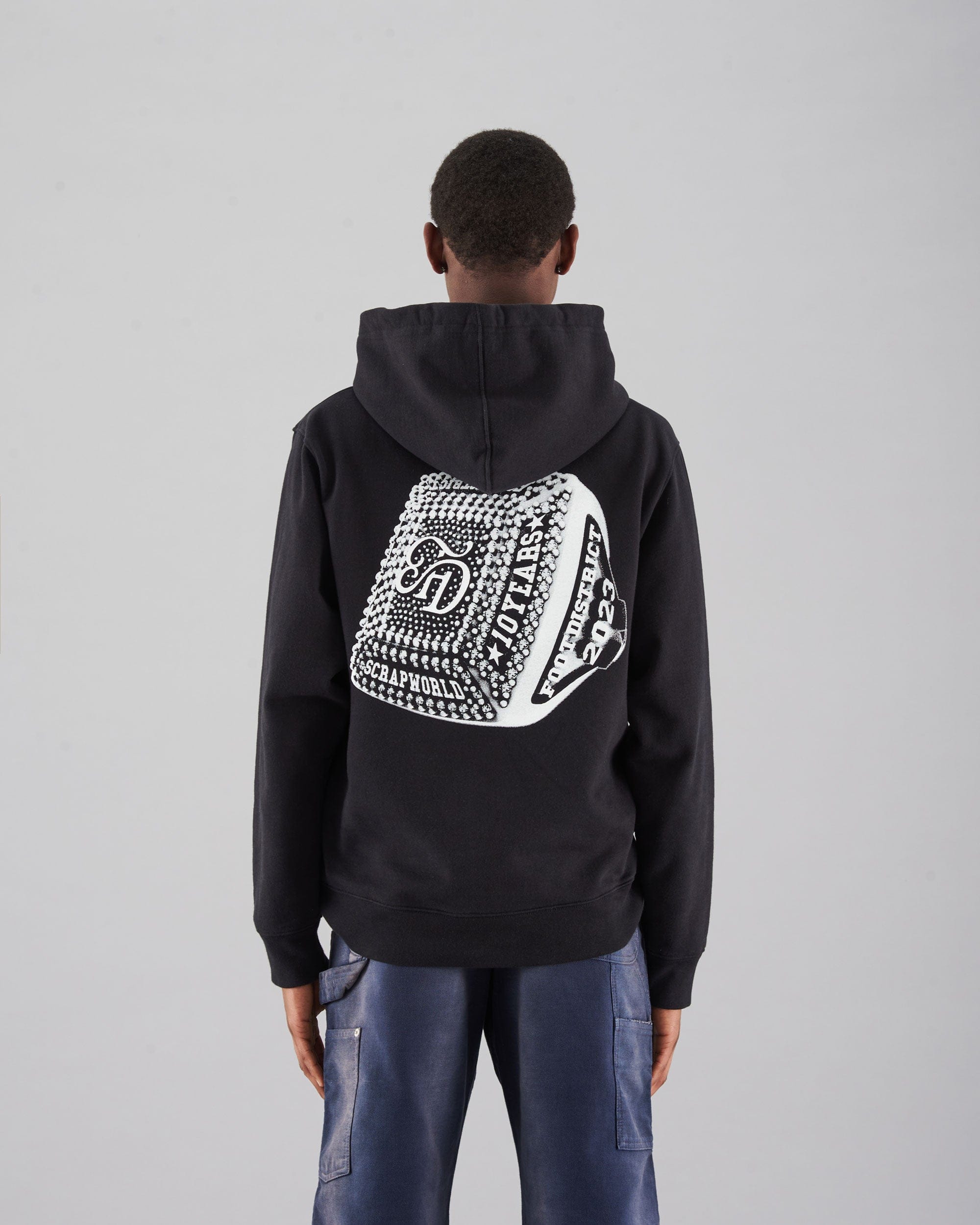 RING Sudadera con capucha x ScrapWorld FOOTDISTRICT x ScrapWorld Ring Unisex Hoodie Unisex