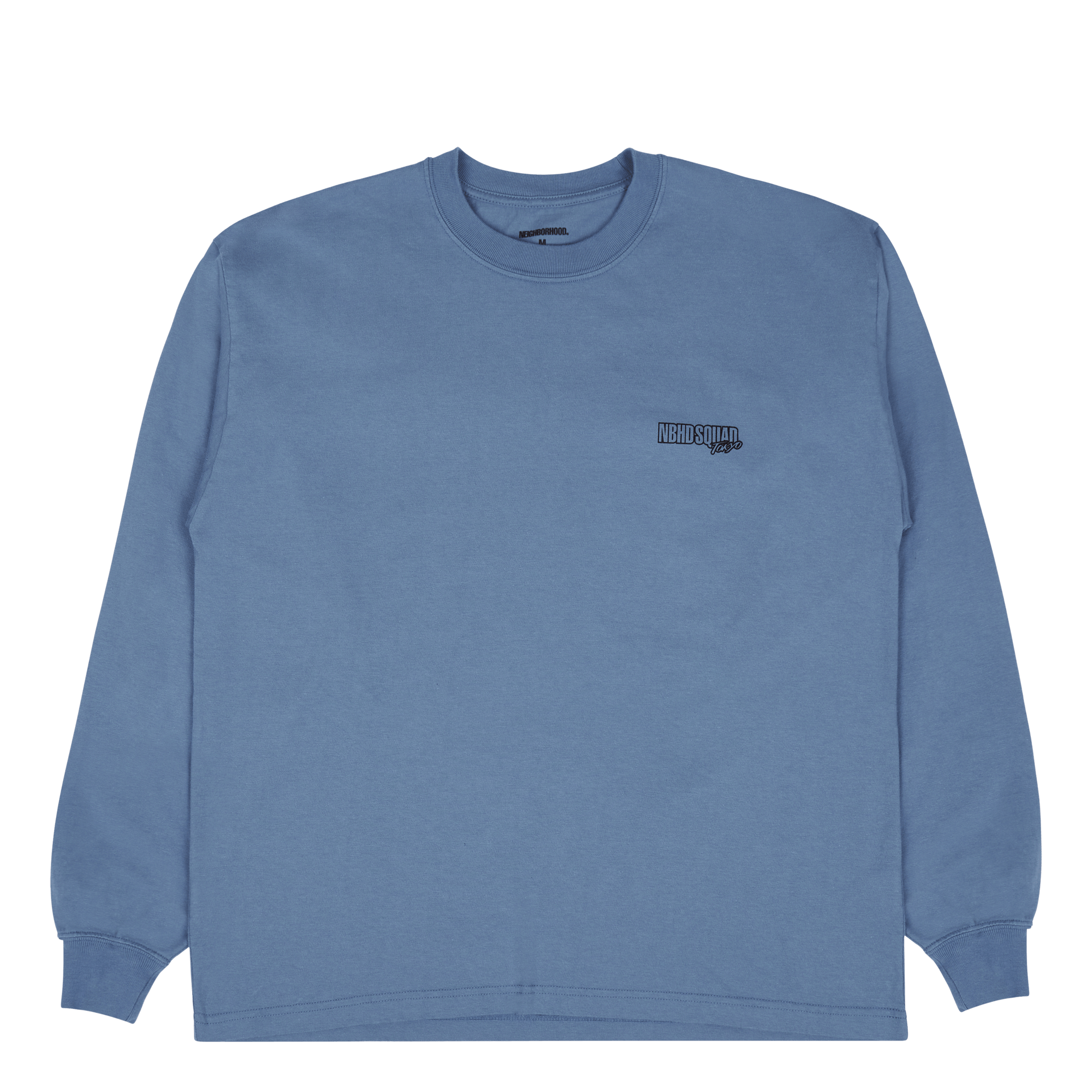 Neighborhood Nh . T-Shirt Ls - 6 Blue Gray