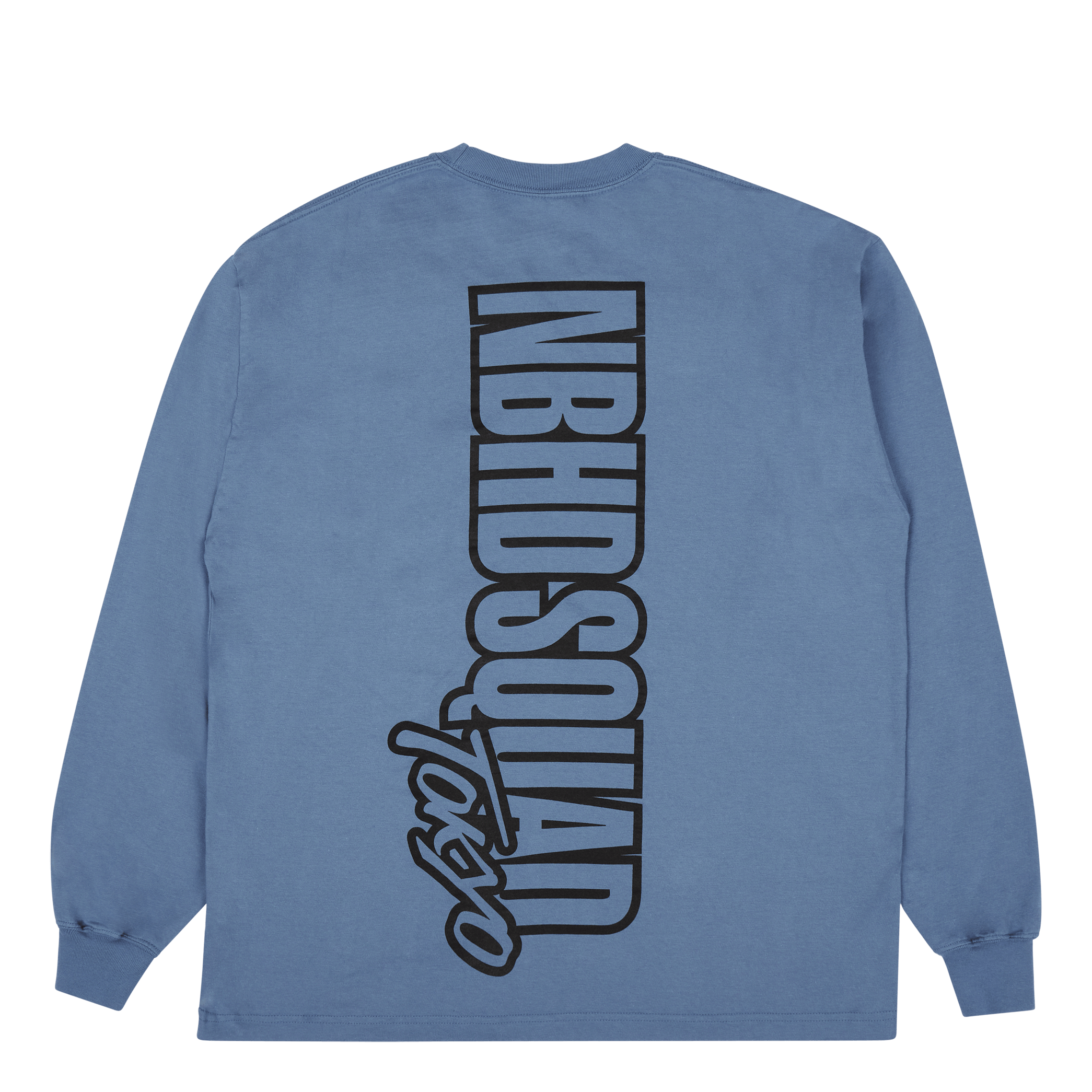 Neighborhood Nh . T-Shirt Ls - 6 Blue Gray
