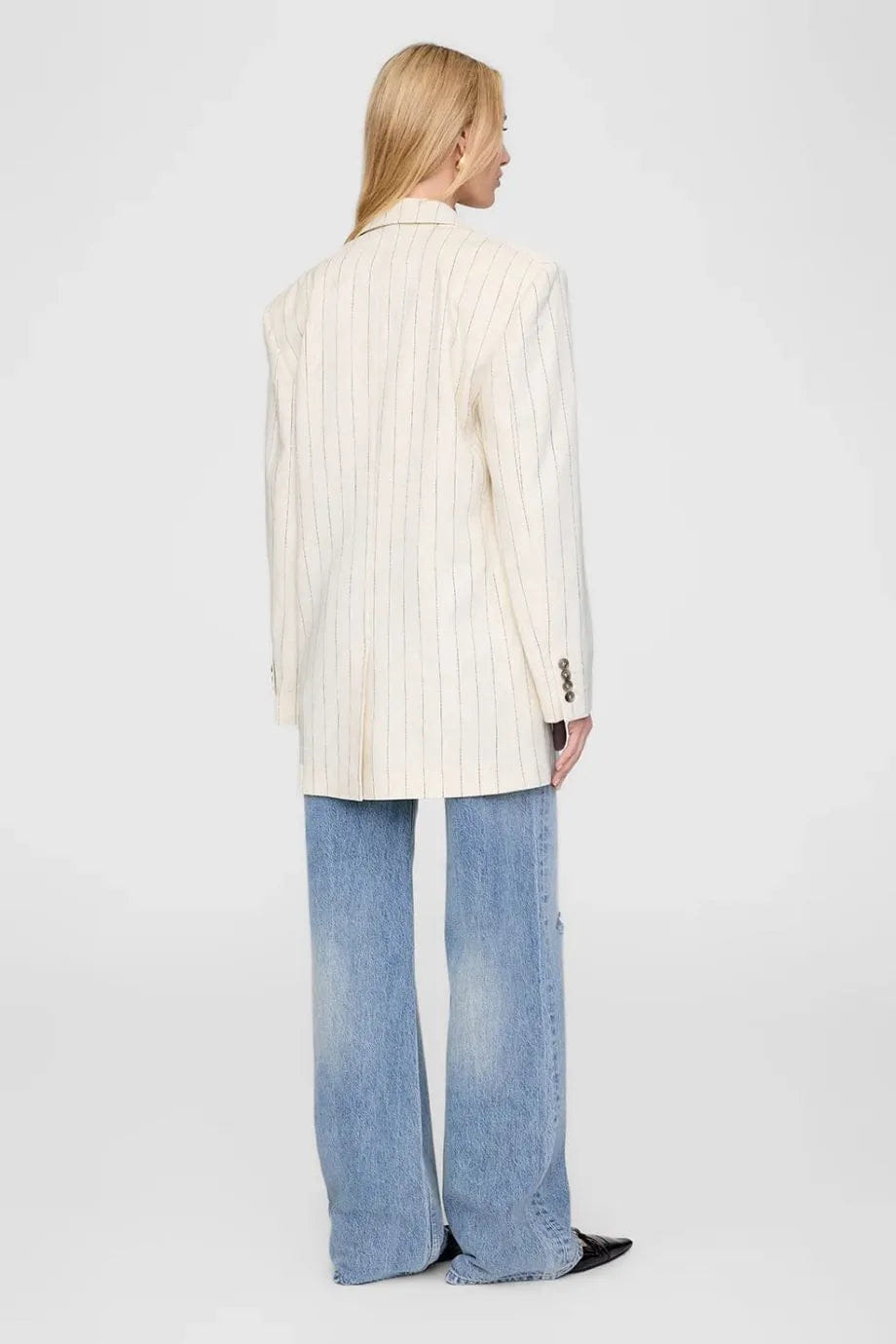 ANINE BING Sara Blazer in Cream