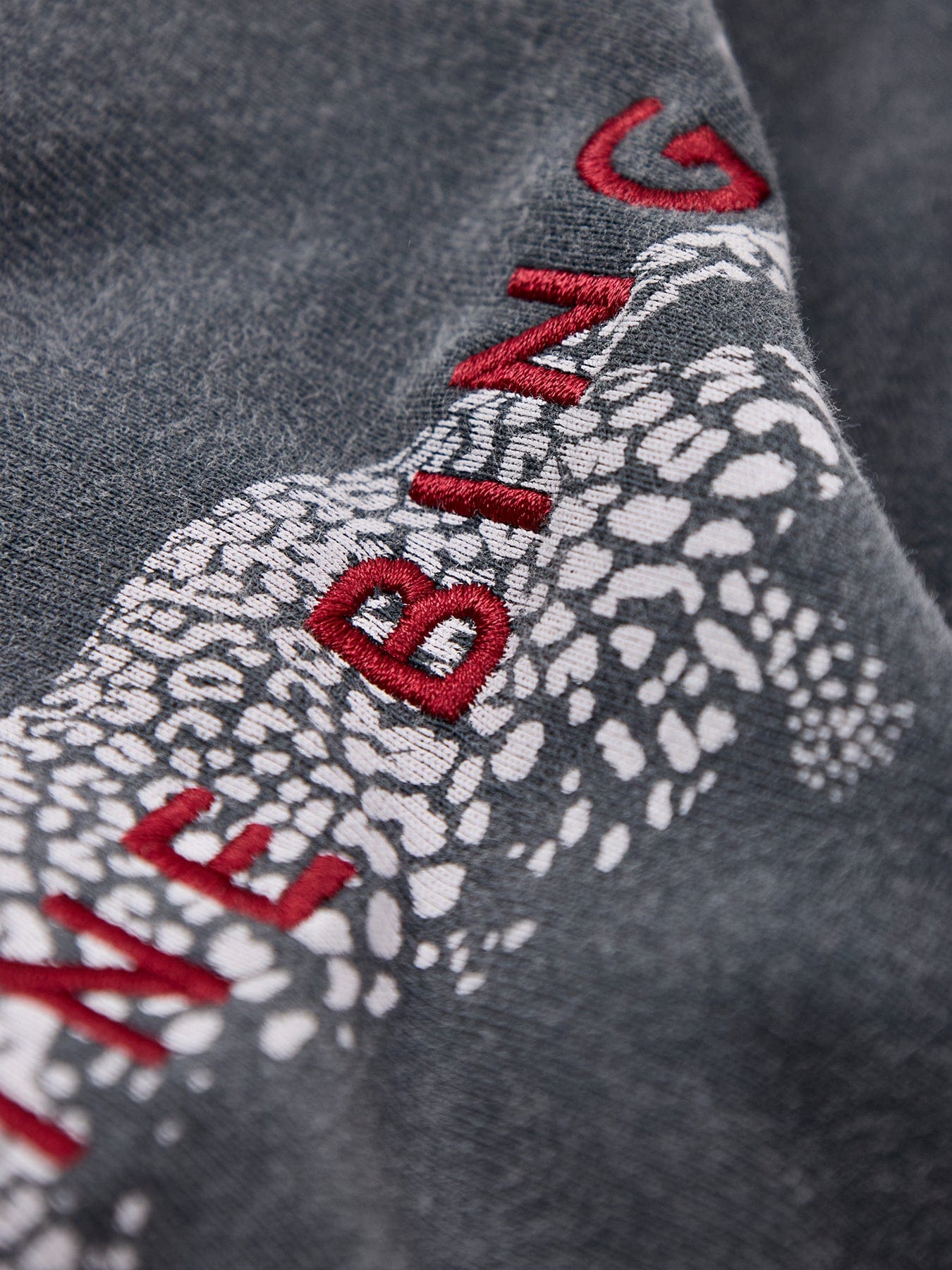 Anine Bing Spencer Leopard Sweatshirt Grey