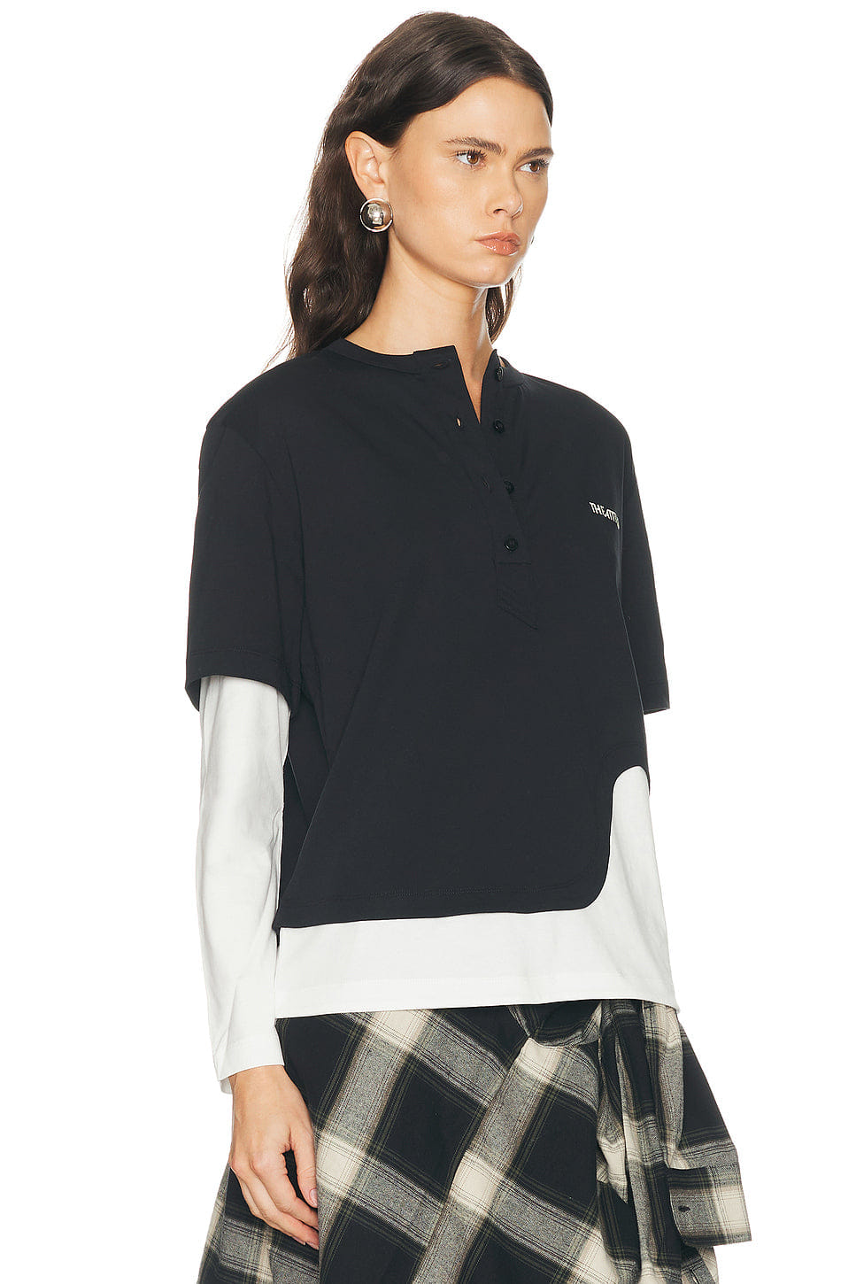 THE Attico Layered T-Shirt