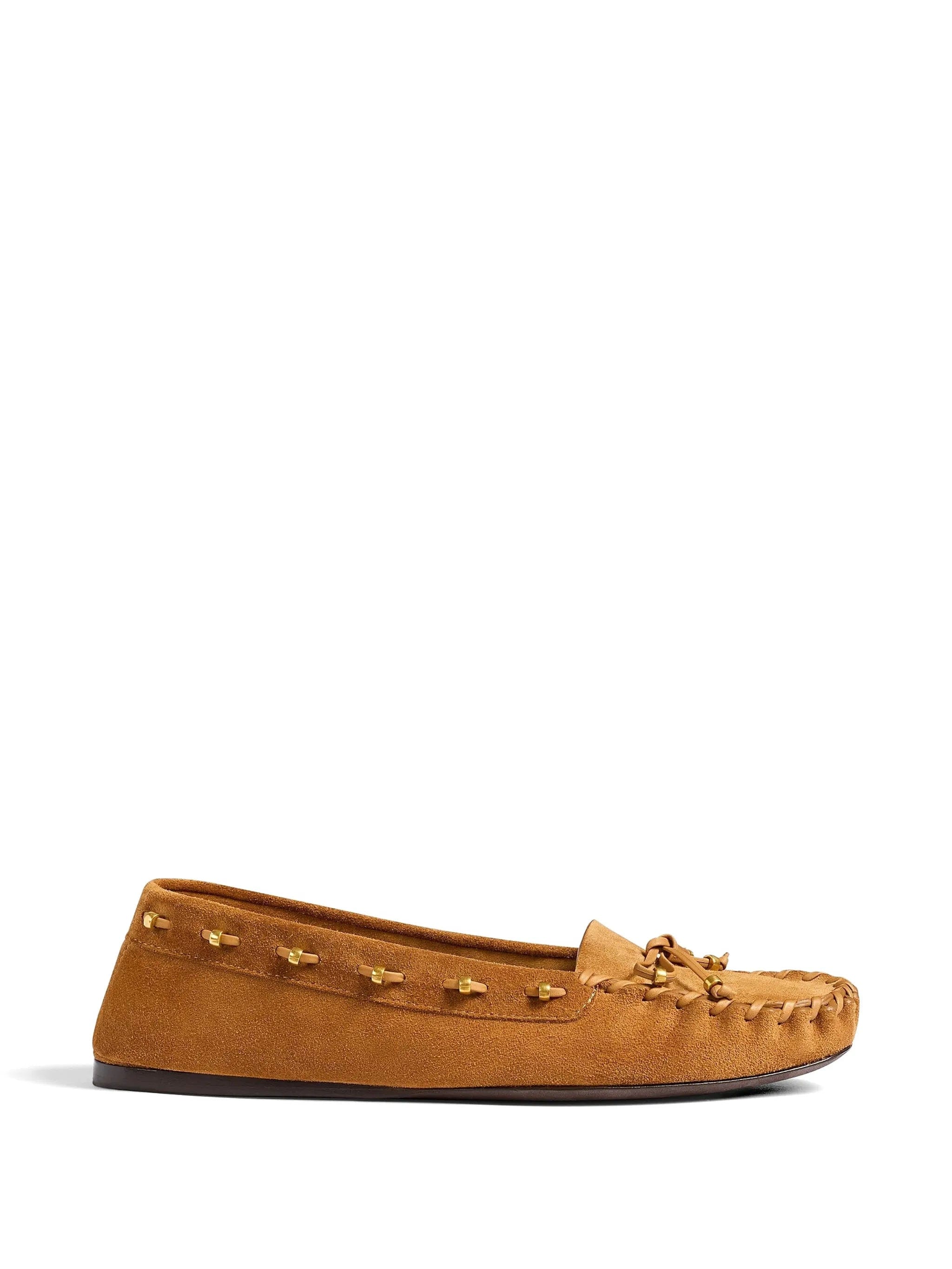 Khaite Milly leather loafers