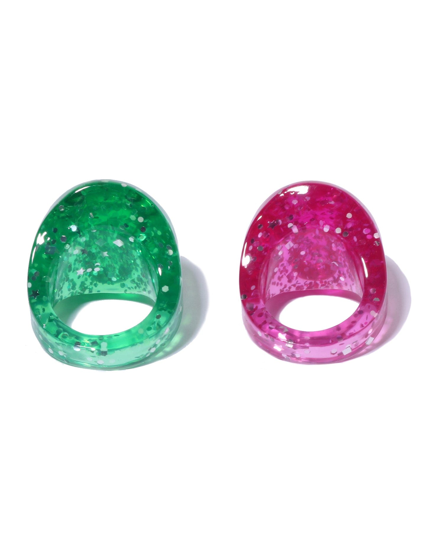 A Bathing APE Baby Milo Glitter Arcylic Ring Set