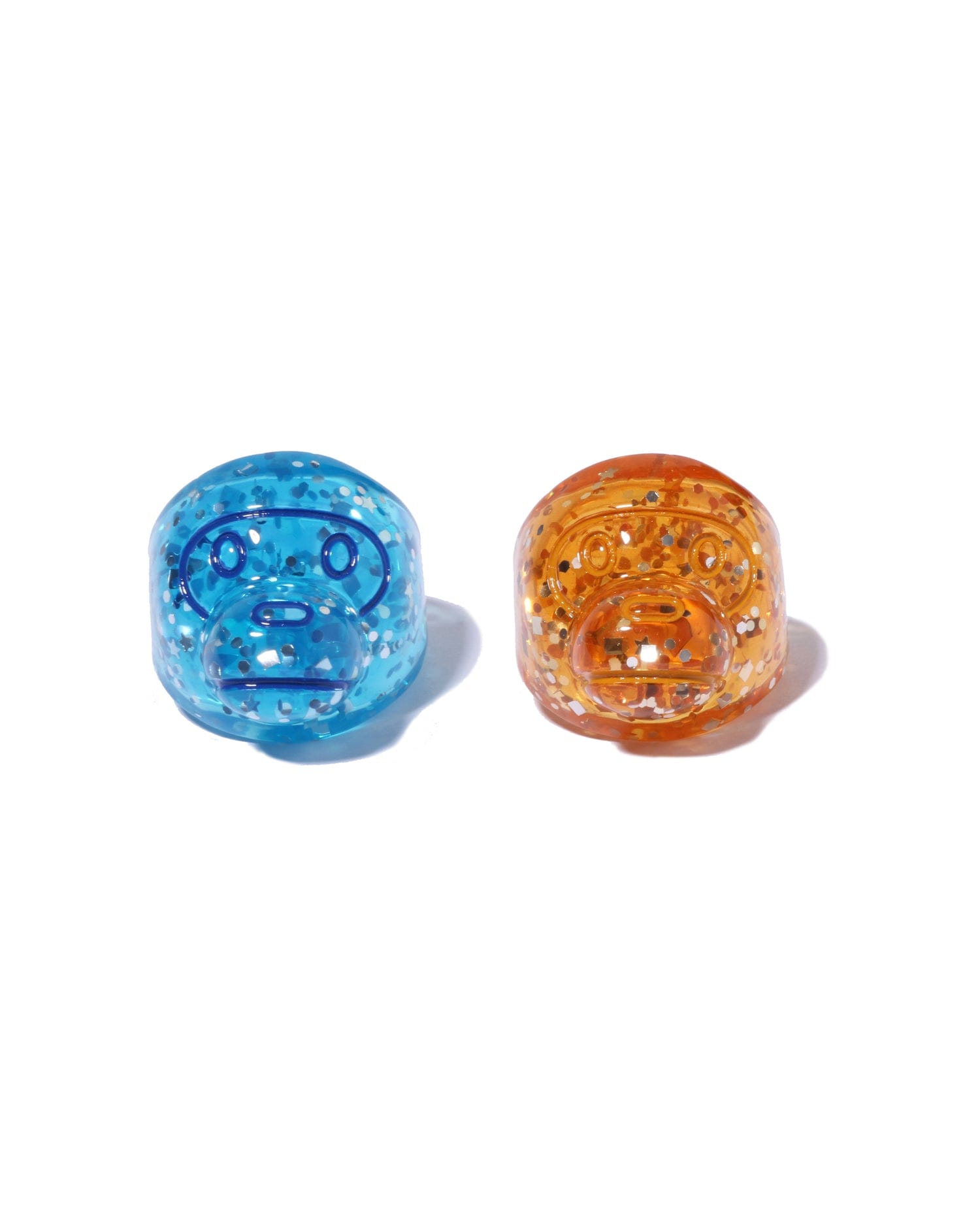 A Bathing APE Baby Milo Glitter Arcylic Ring Set