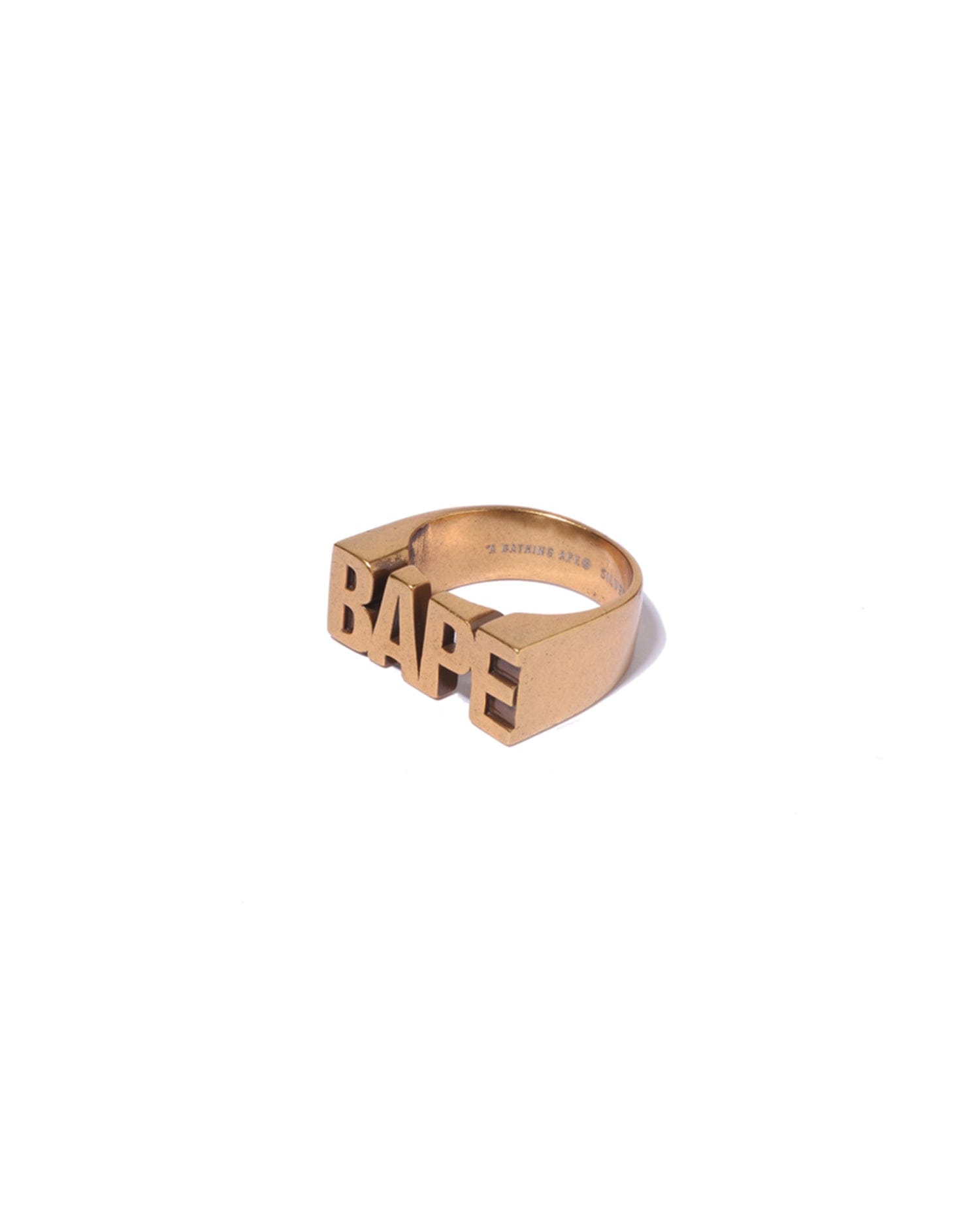 A Bathing APE BAPE Logo Ring