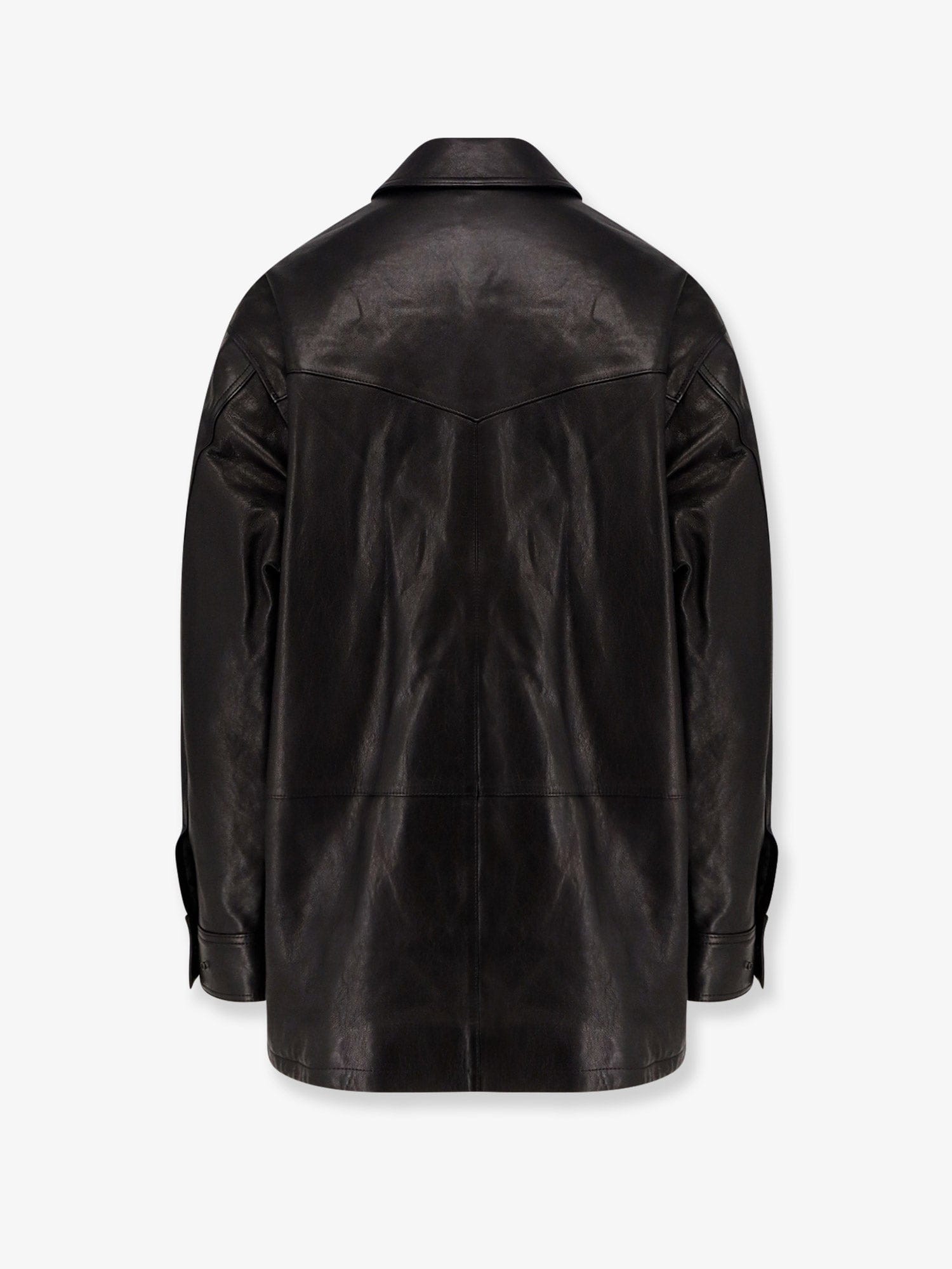 Tonywack Long padded leather Unisex jacket