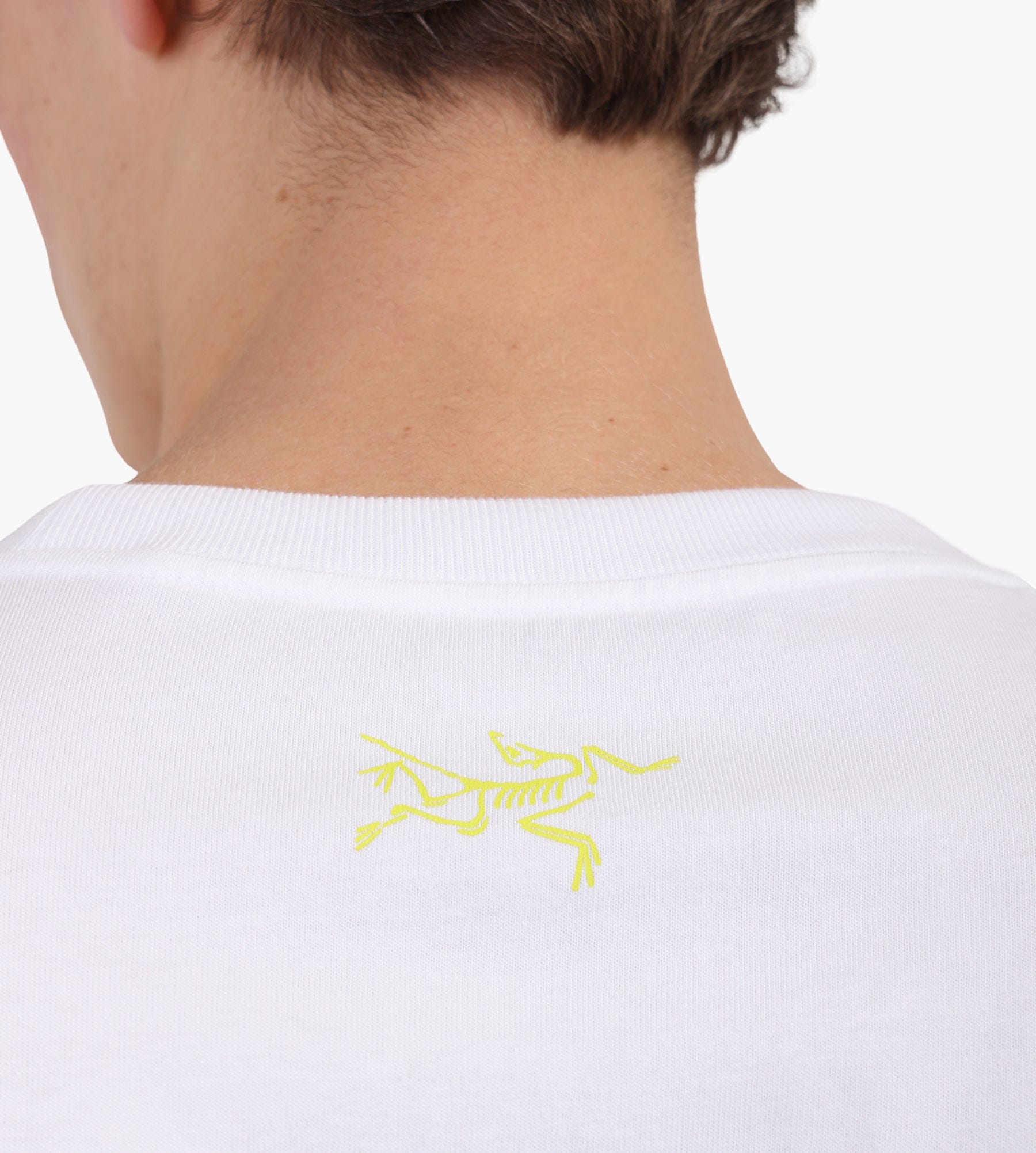 Arc'teryx Kragg Cotton Lithographica SS T-Shirt M White Light