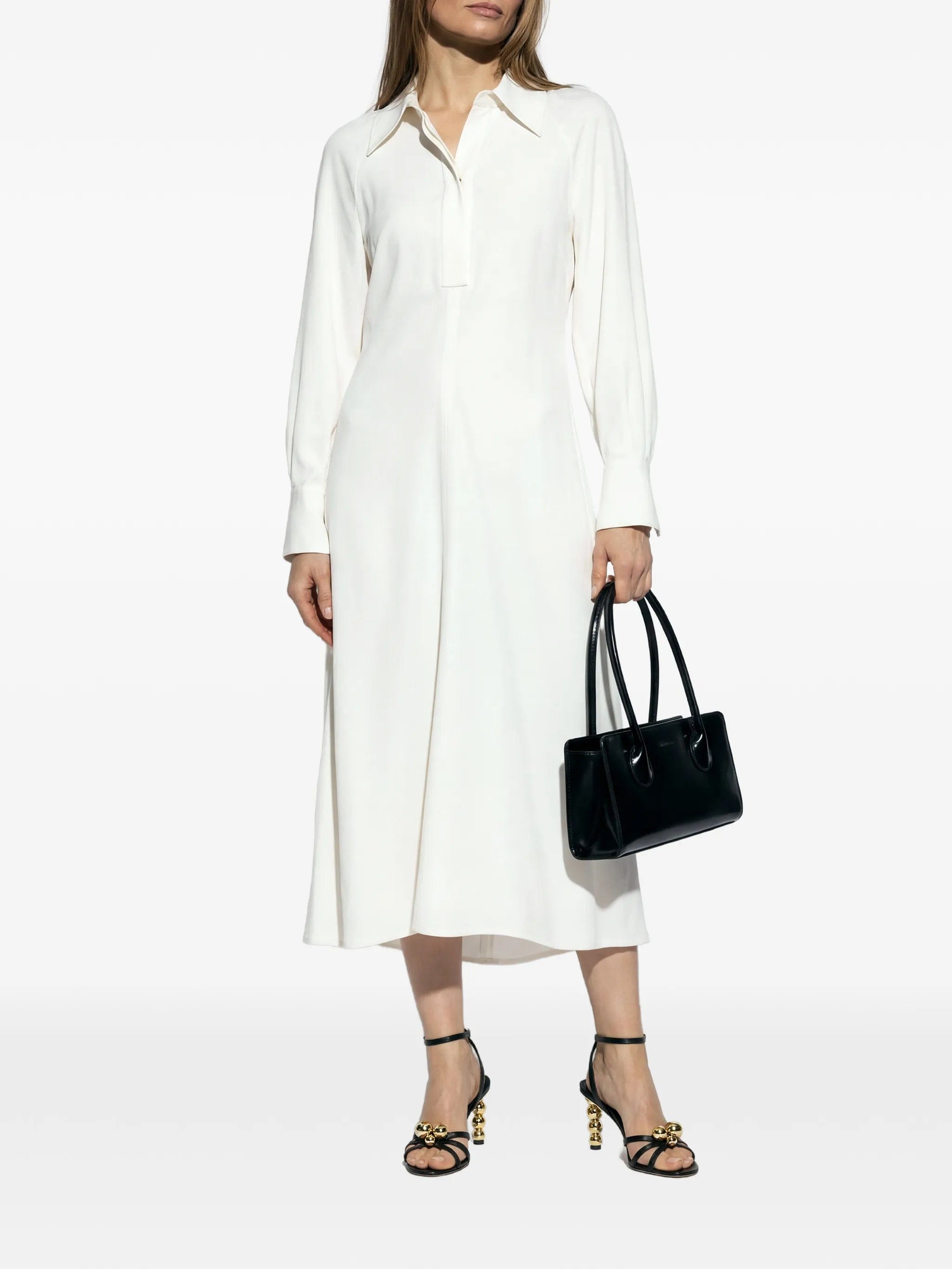 Victoria Beckham collared midi dress