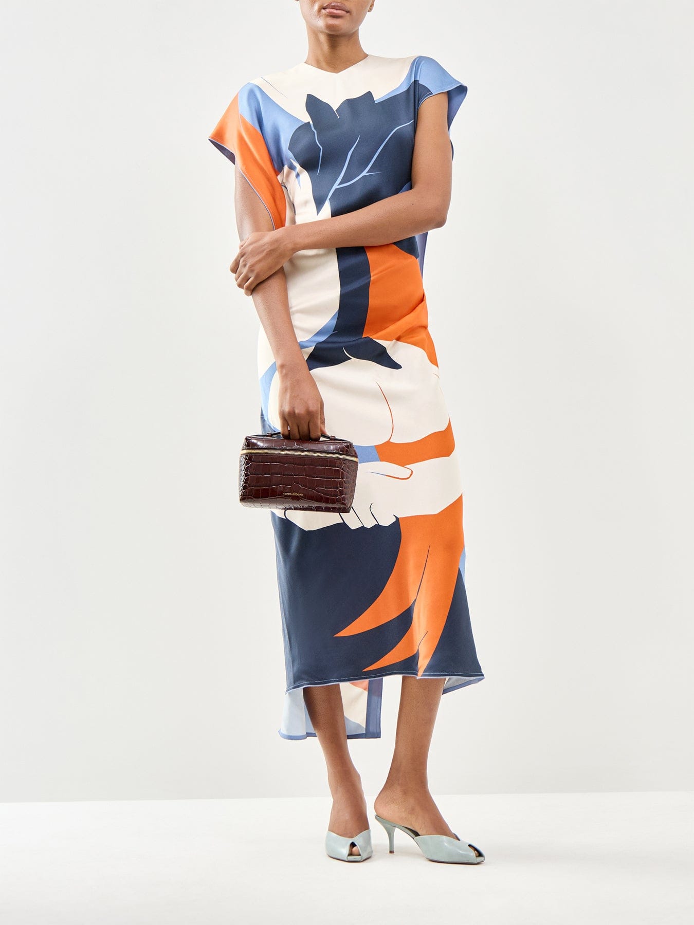 Victoria Beckham Victoria Midi Dress Multi