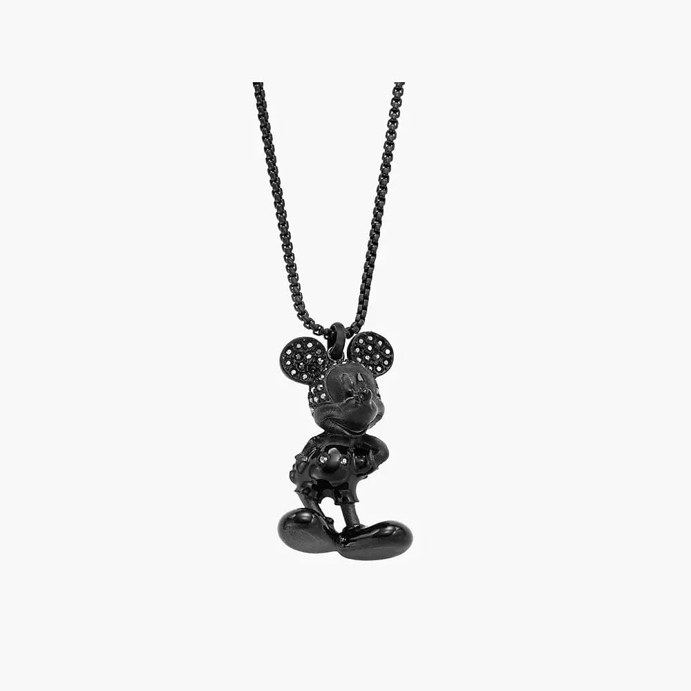 Fossil DISNEY FOSSIL SPECIAL EDITION BLACK STAINLESS STEEL CHAIN NECKLACE