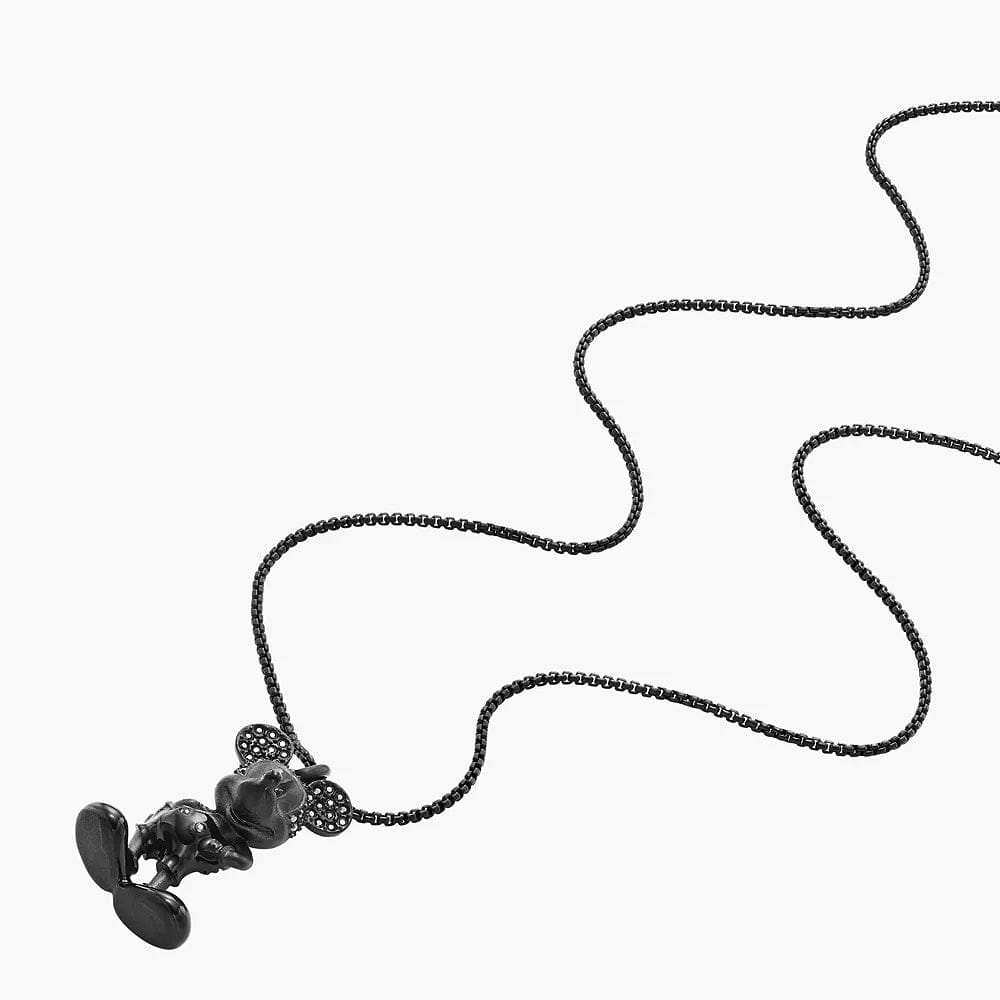Fossil DISNEY FOSSIL SPECIAL EDITION BLACK STAINLESS STEEL CHAIN NECKLACE