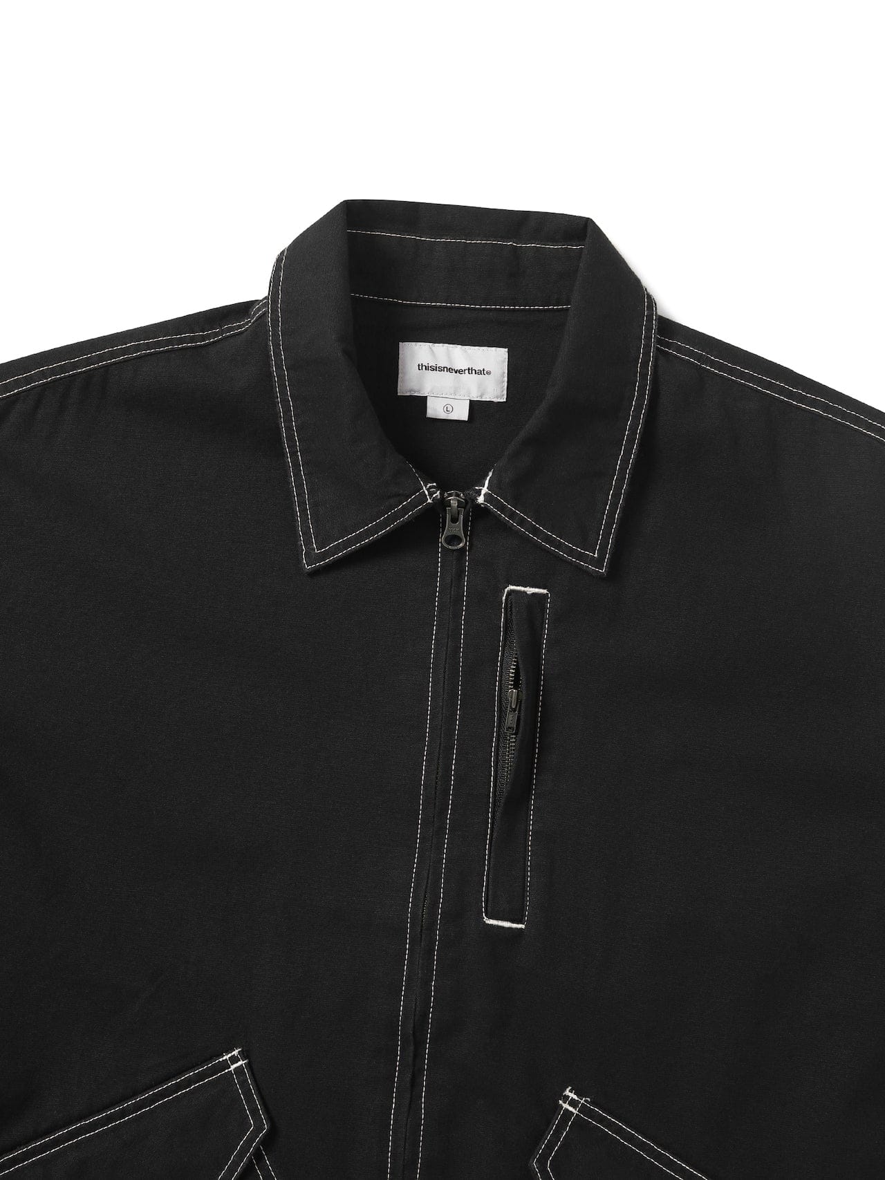 Thisisneverthat Contrast Stitch Jacket (Black)