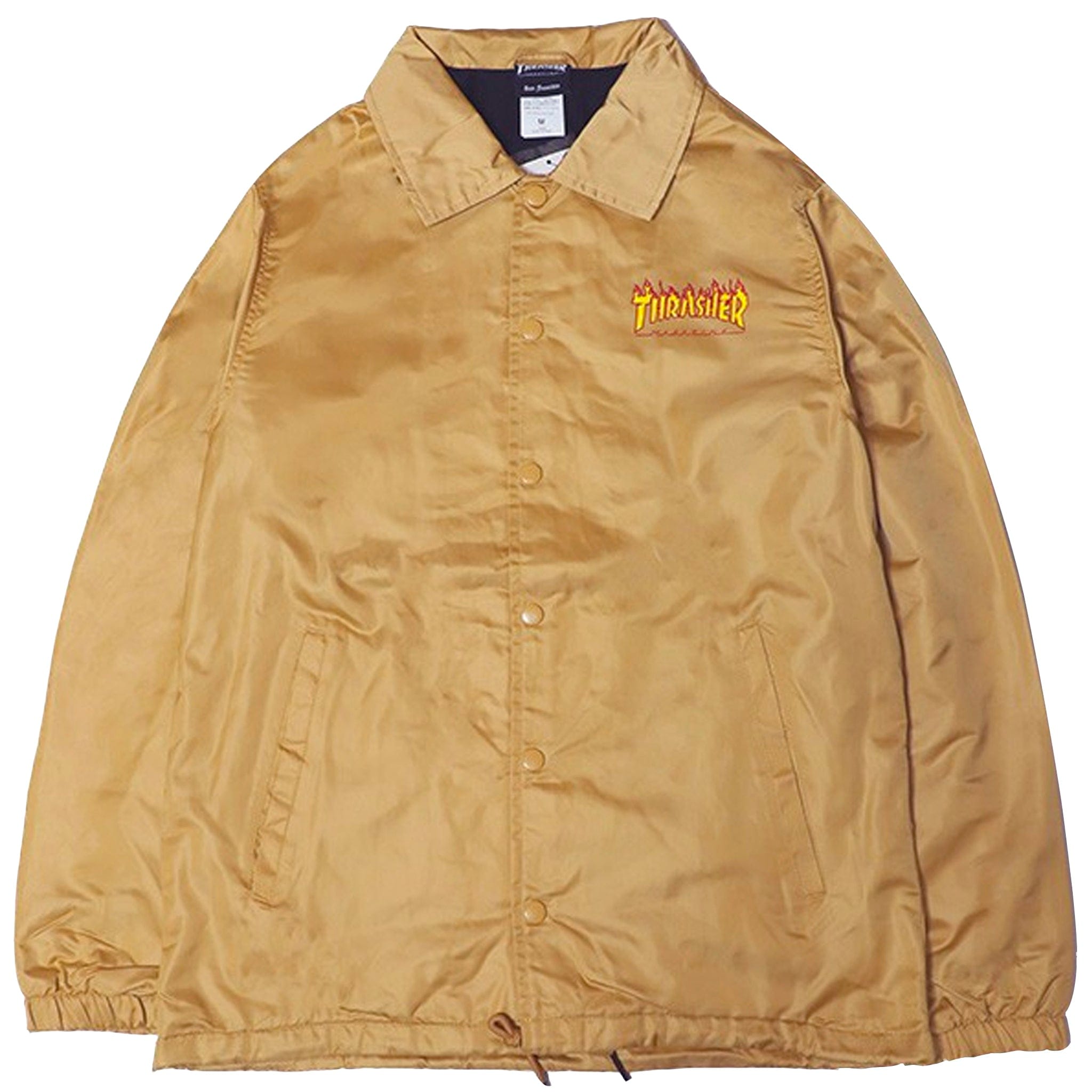 Thrasher Flame Satin Coach jacket