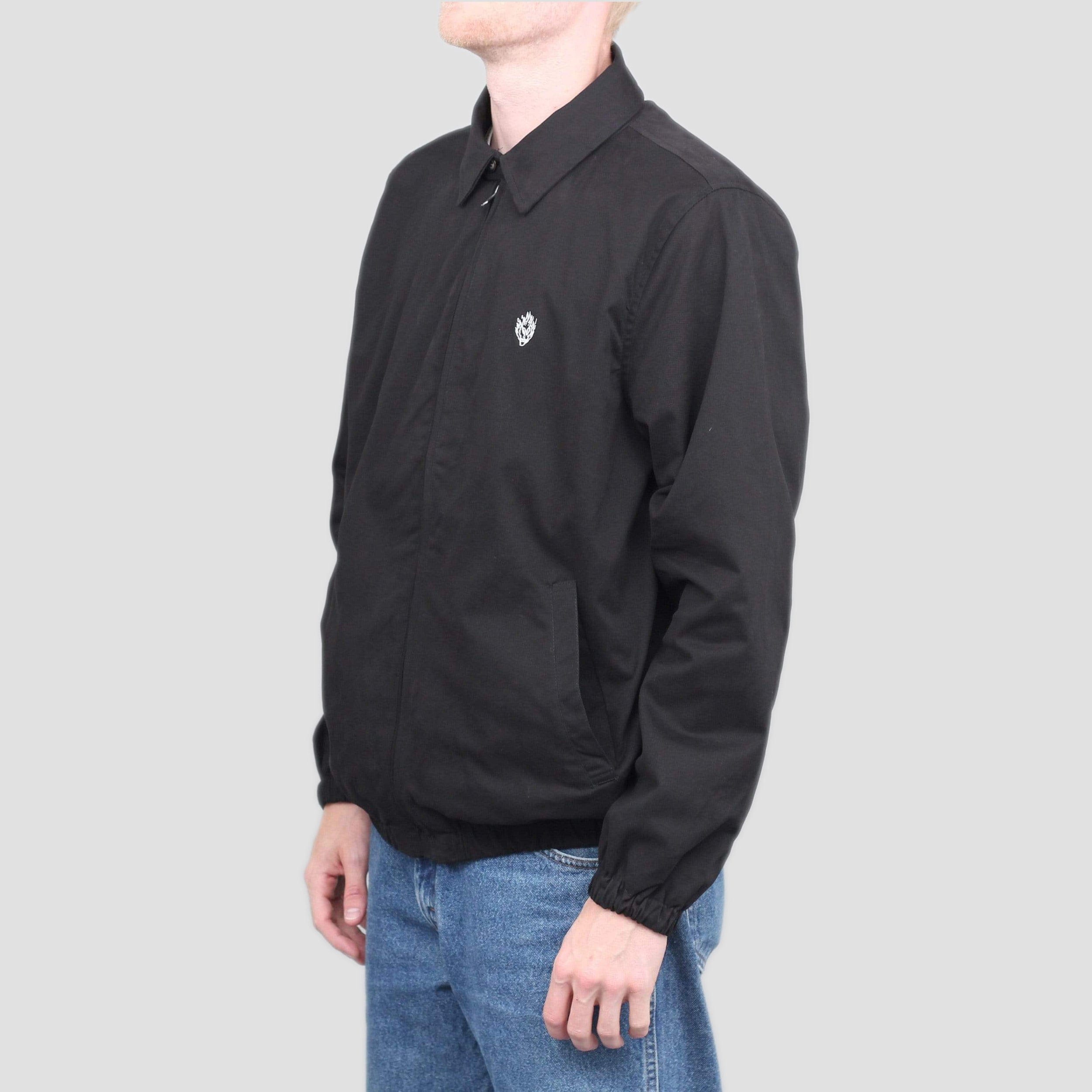 Slam City Skates Flamehead Harrington Jacket Black