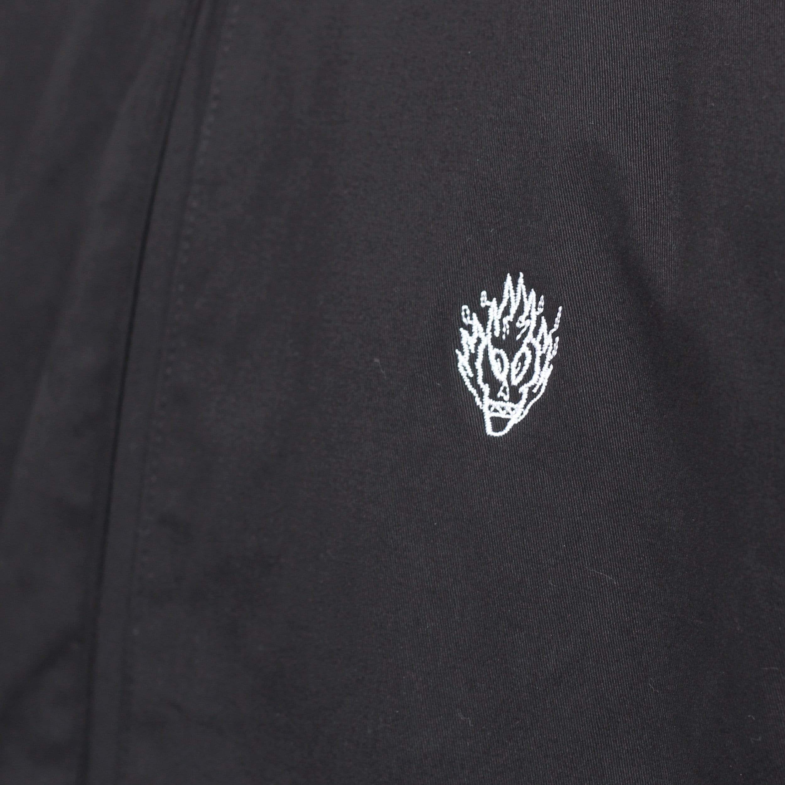 Slam City Skates Flamehead Harrington Jacket Black