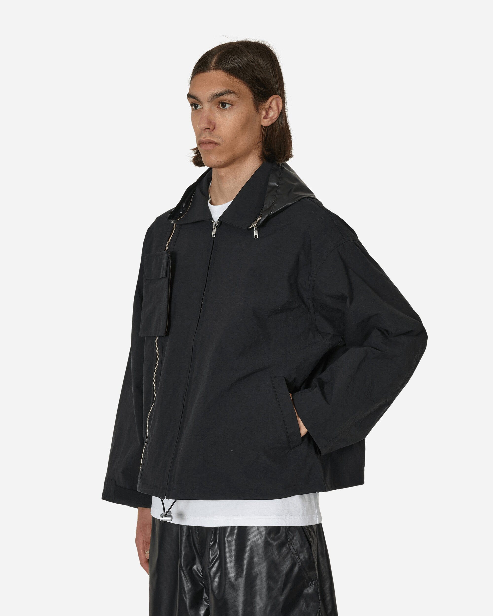 Phingerin Hood Cut Moving Jacket Black