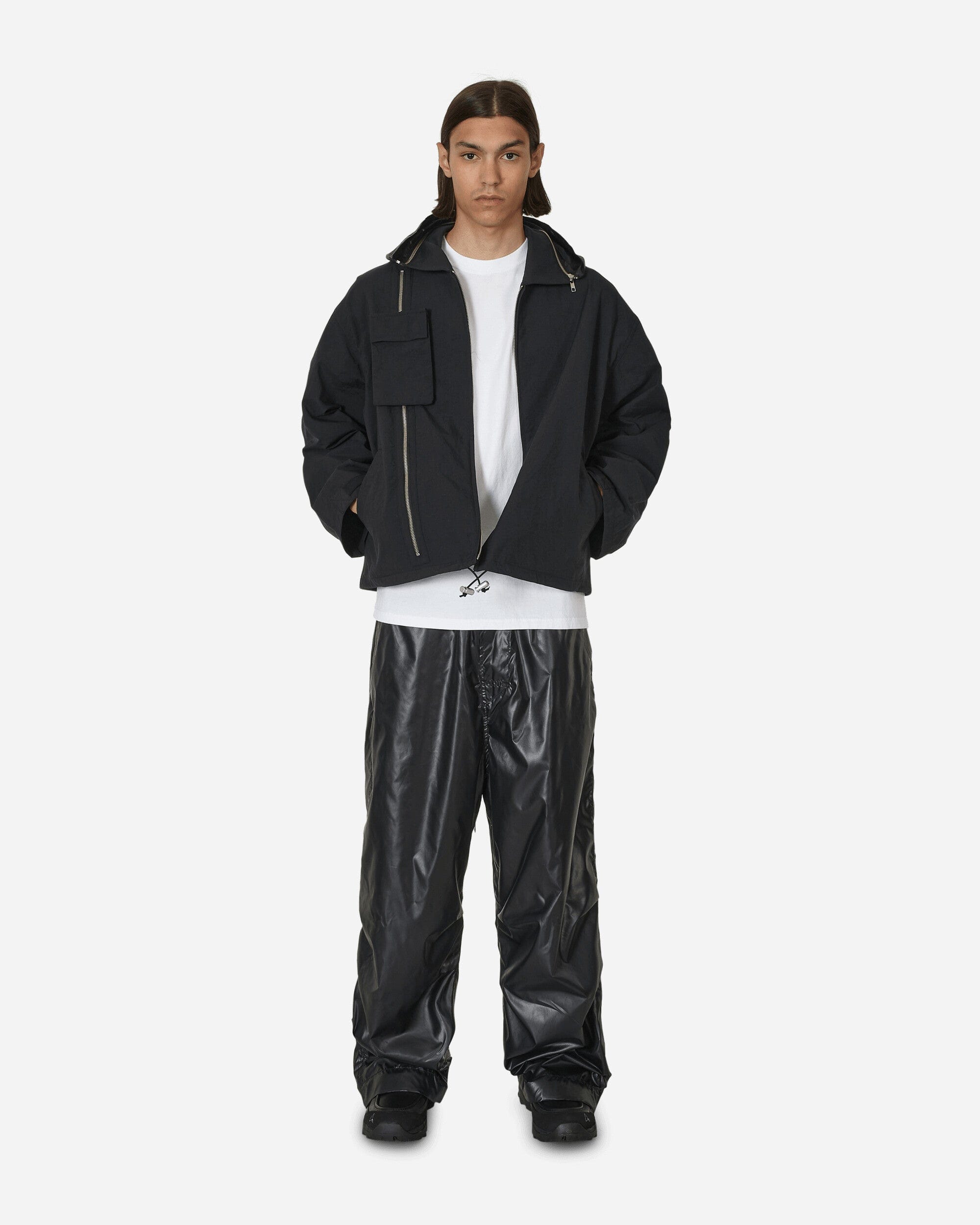 Phingerin Hood Cut Moving Jacket Black