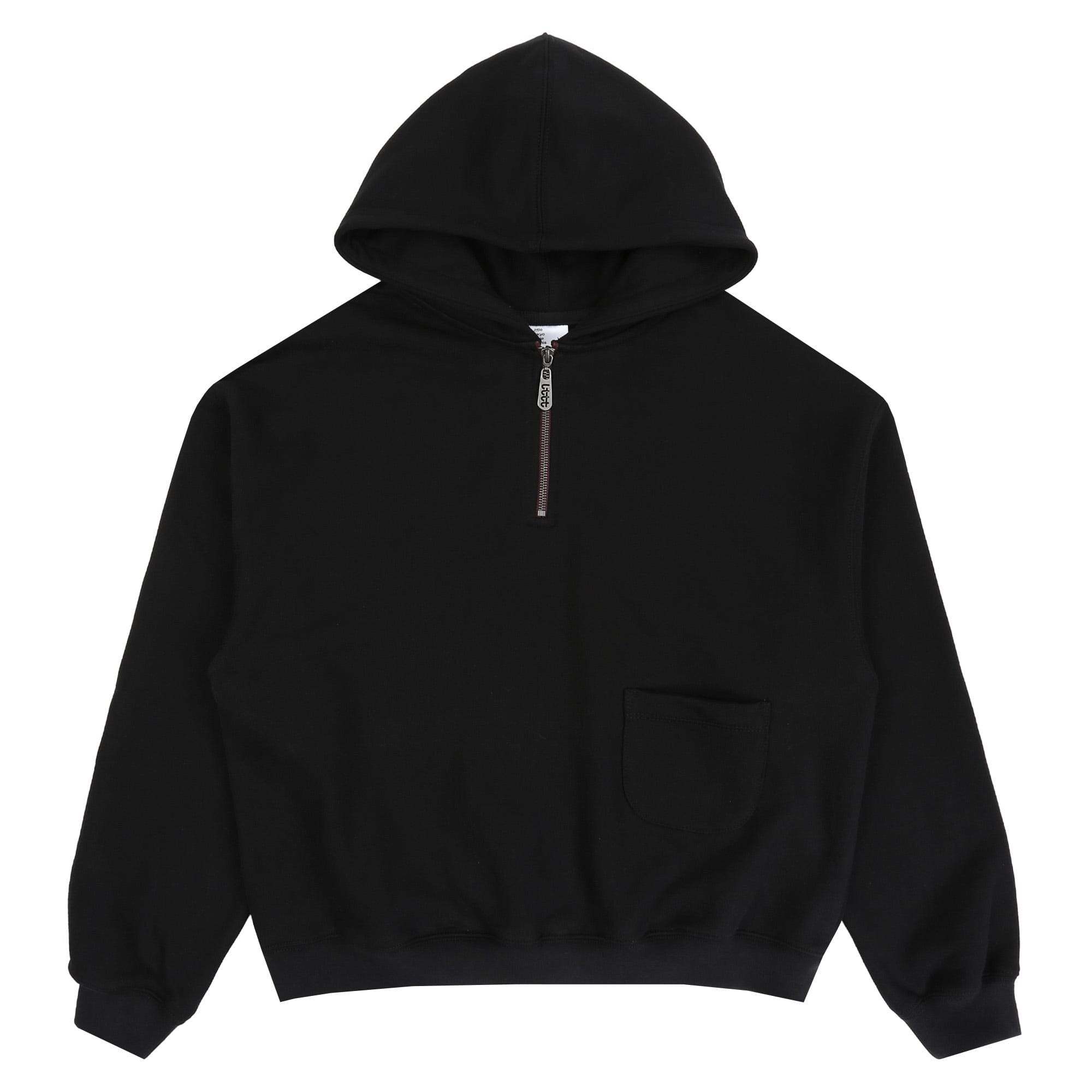 Lttt 1/3 Zip Hoodie - Black