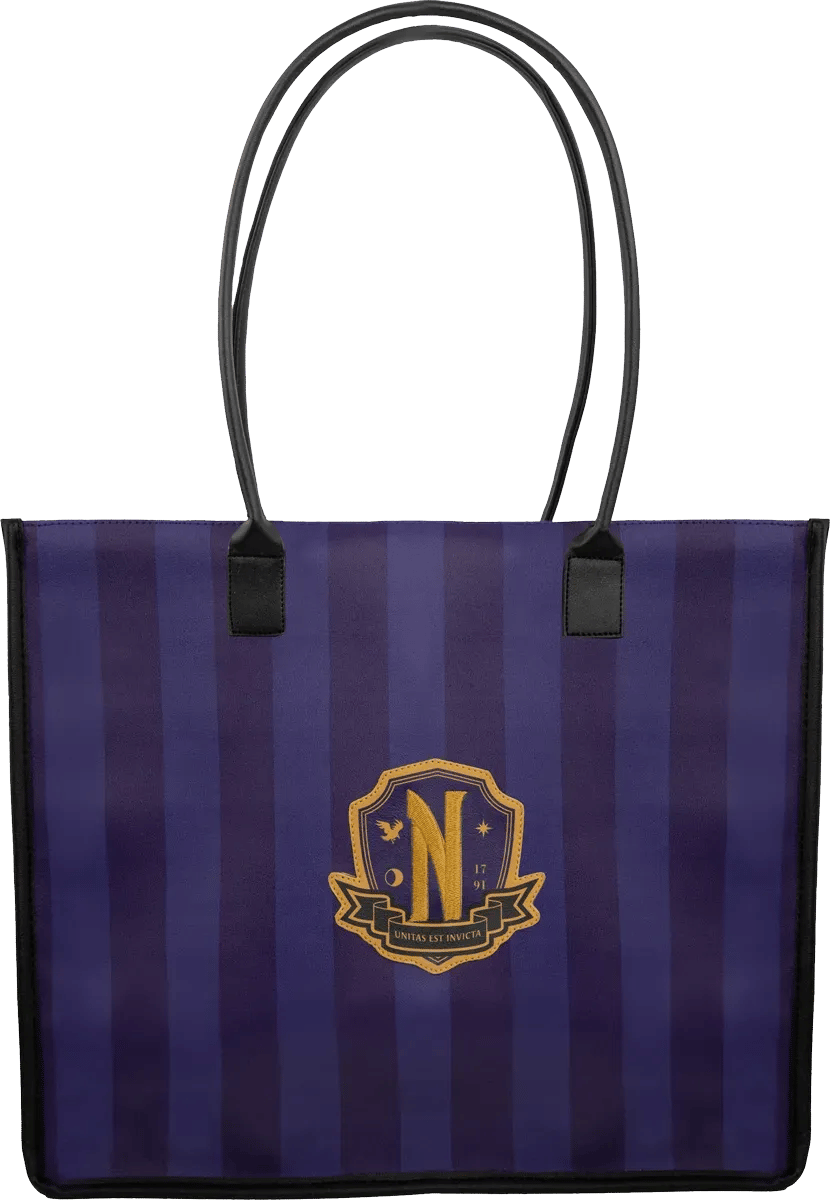 Cinereplicas Wednesday (TV) - Nevermore Academy Shopping Bag (Purple)