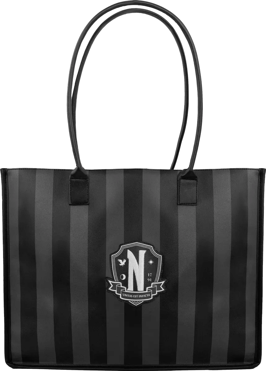 Cinereplicas Wednesday (TV) - Nevermore Academy Shopping Bag (Black)