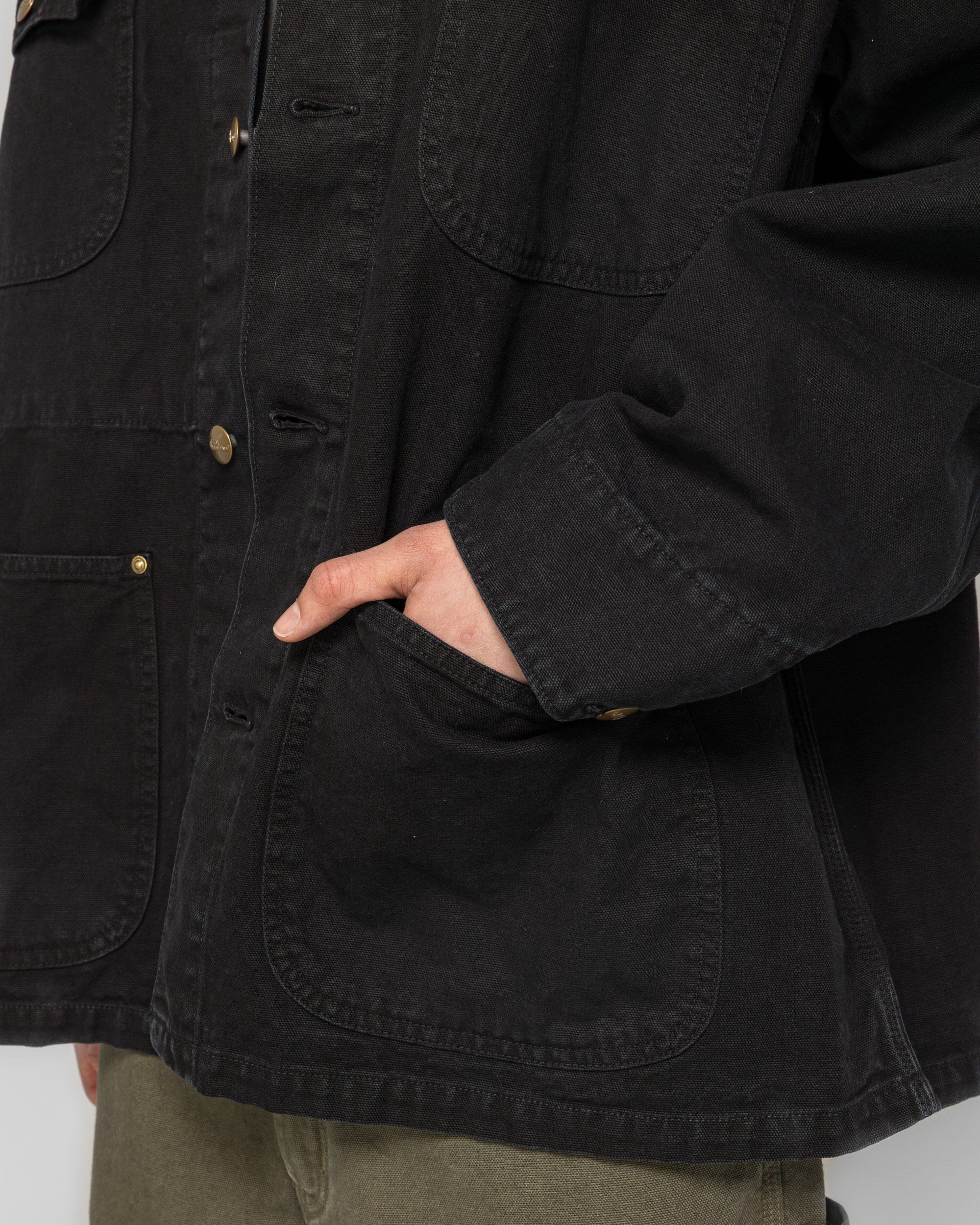 Orslow Relax Fit Oxford Coverall - Black