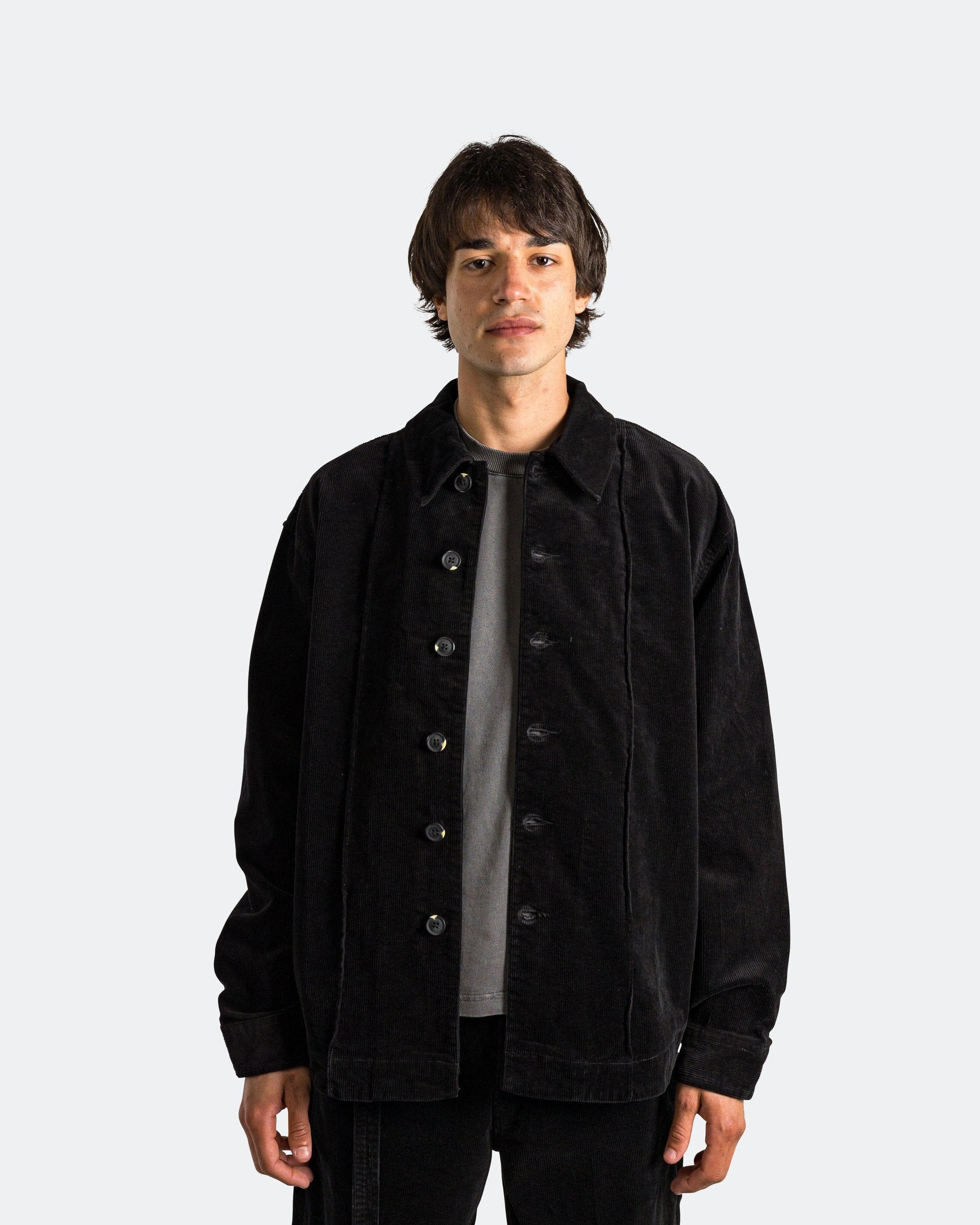 Beach Brains Float Overshirt - Vintage Black