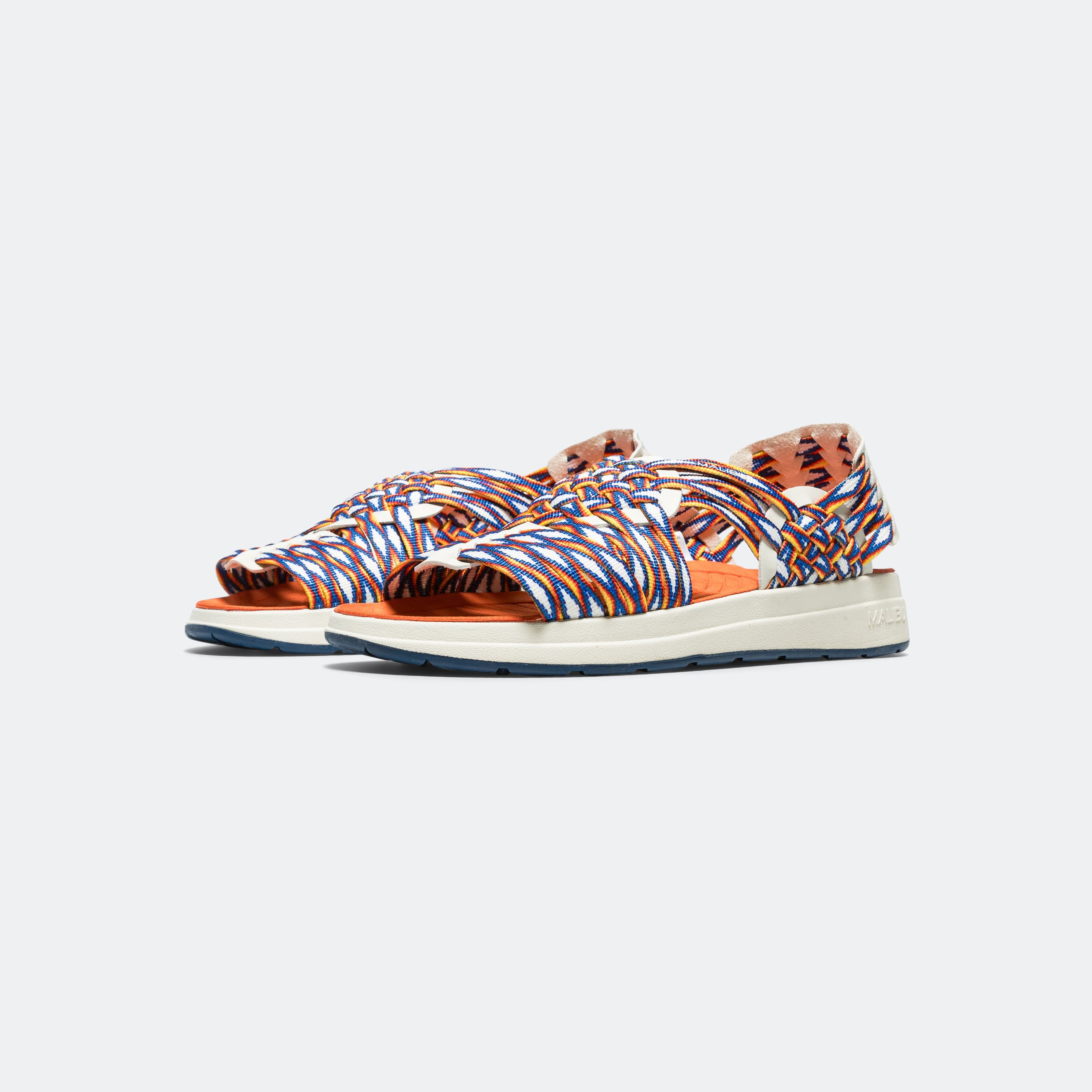 Malibu Canyon Aztec Pattern - White/White