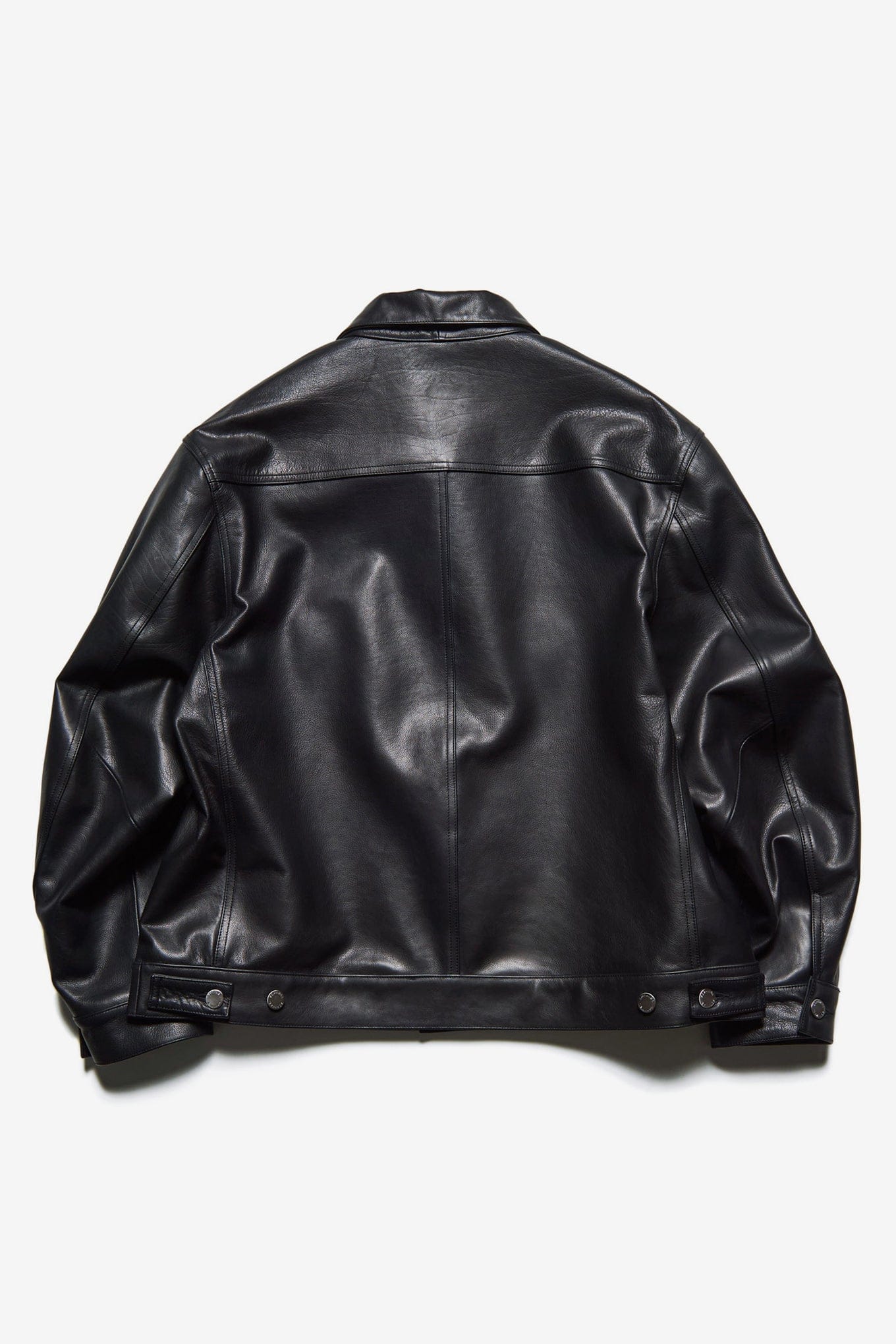 Sophnet. LEATHER TRUCKER JACKET