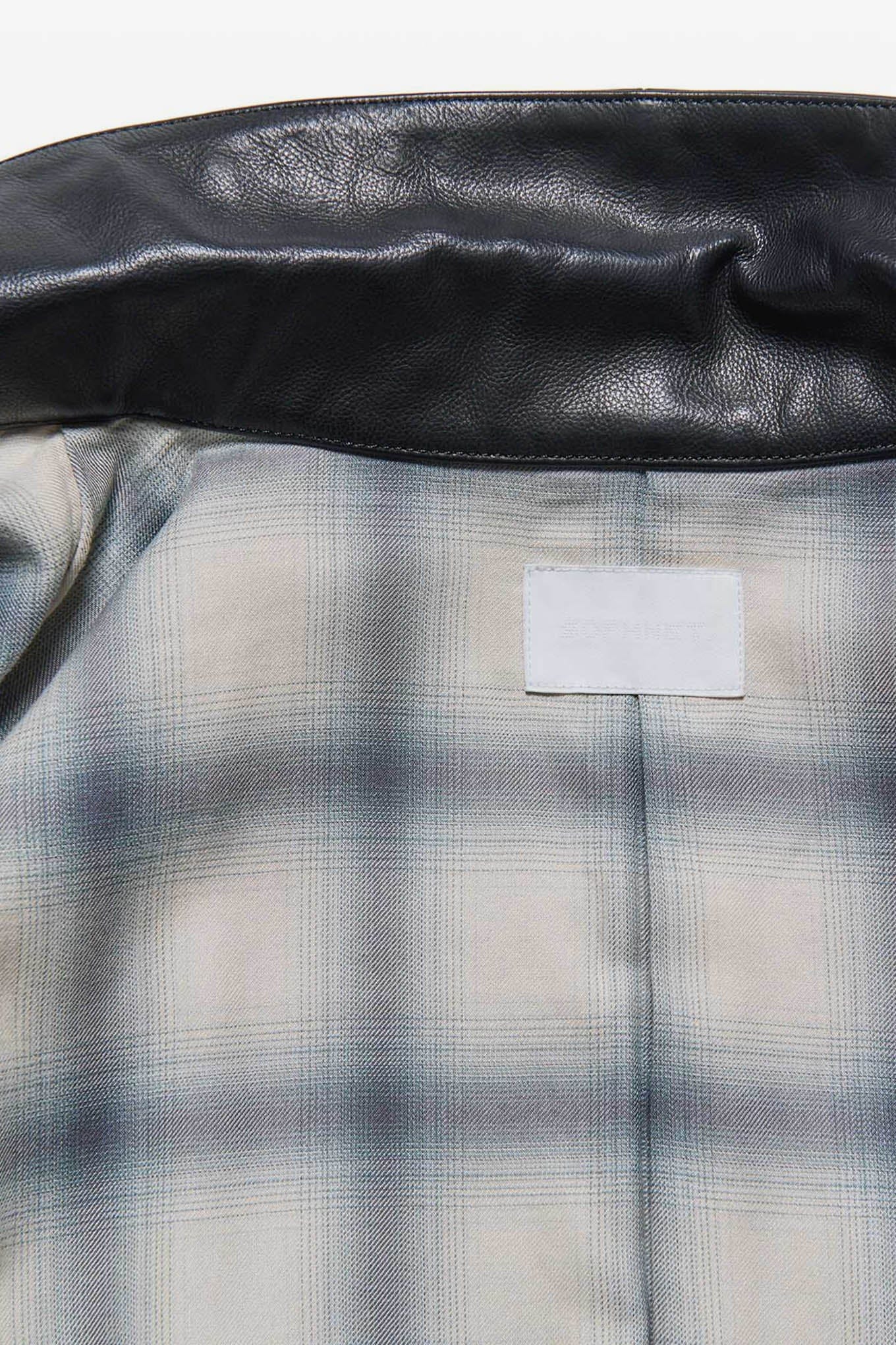 Sophnet. LEATHER TRUCKER JACKET