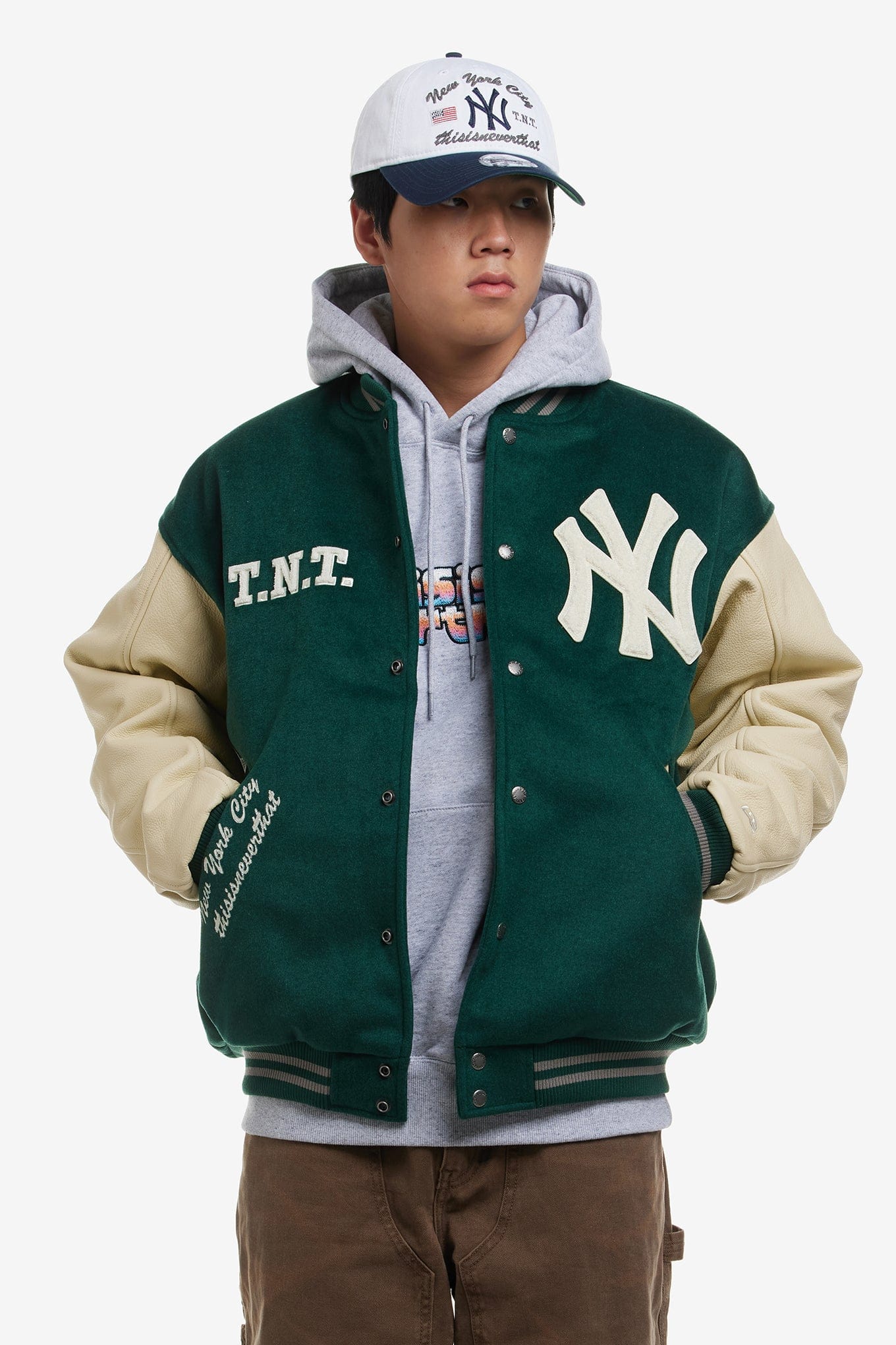 Thisisneverthat X MLB NY VARSITY JACKET