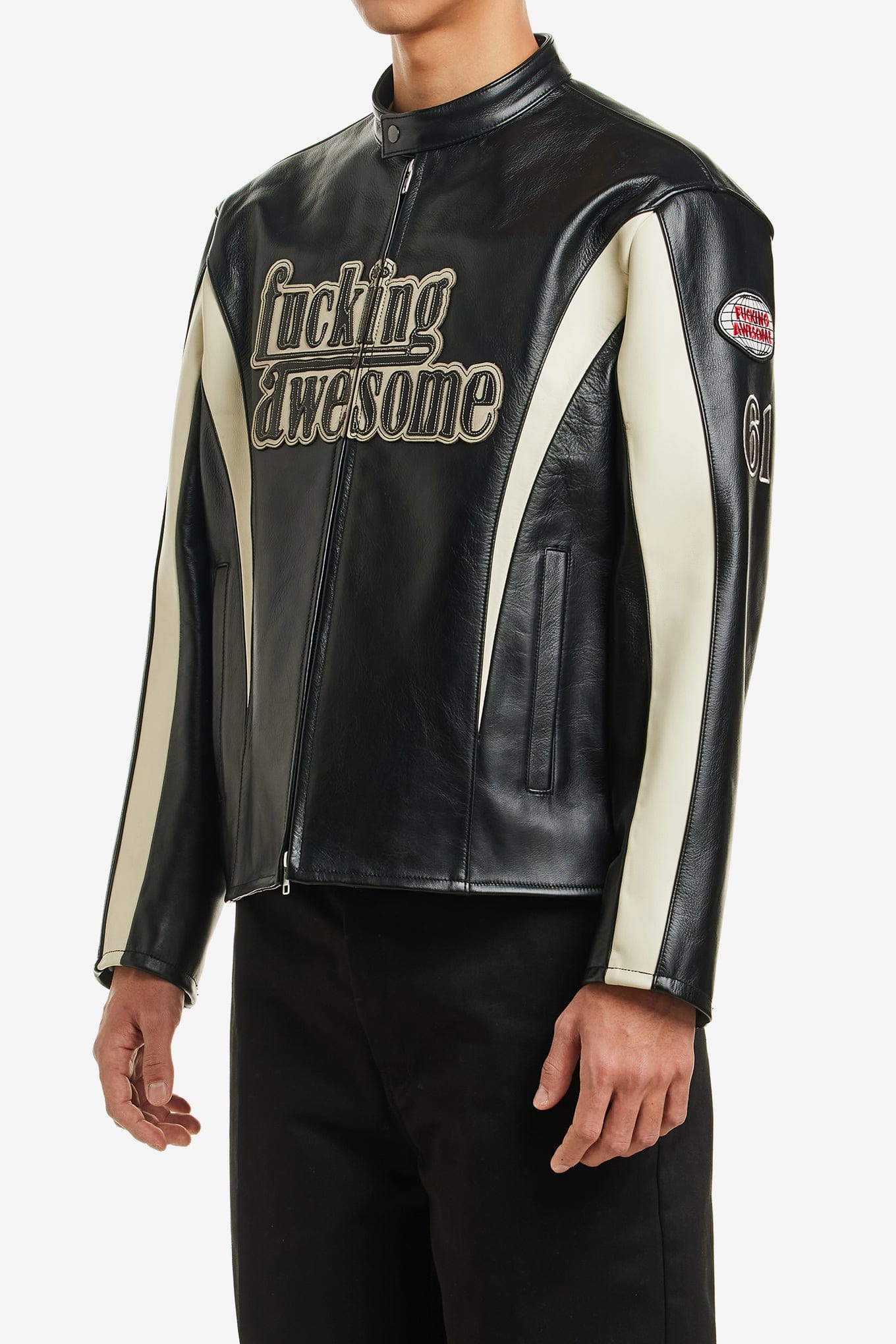 Fucking Awesome LEATHER MOTO JACKET