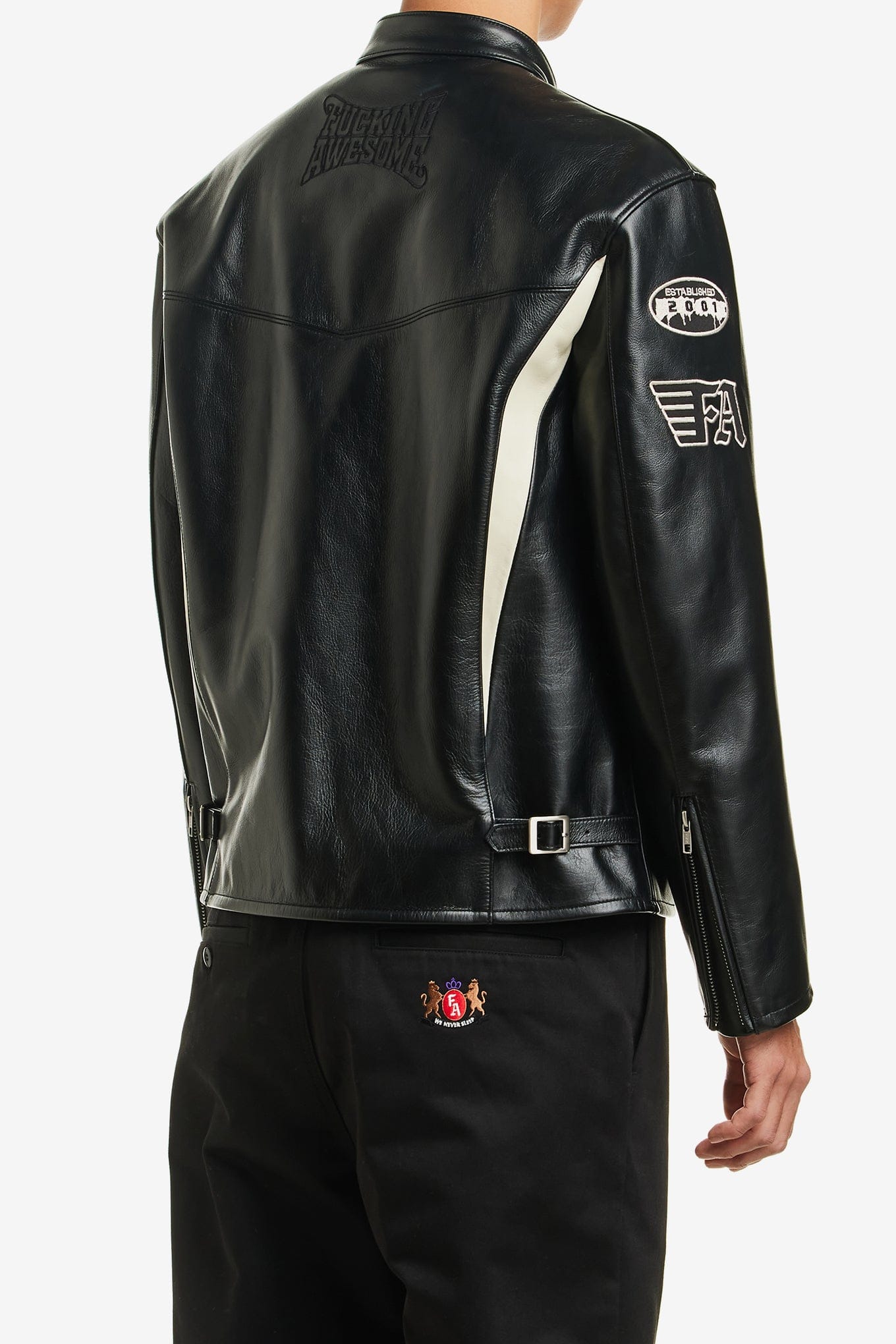Fucking Awesome LEATHER MOTO JACKET