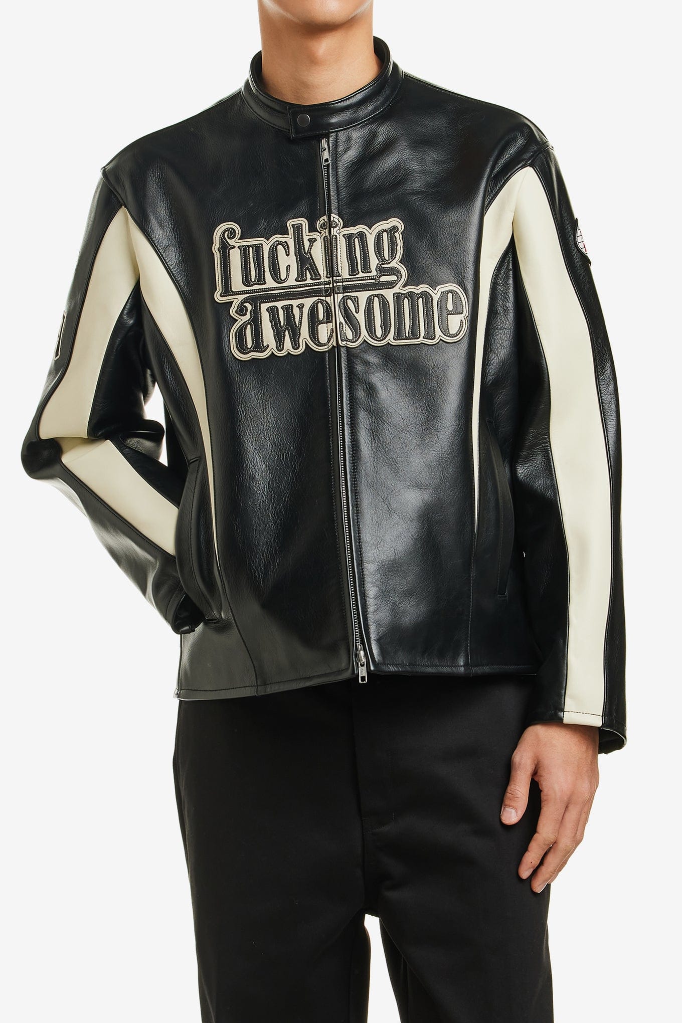 Fucking Awesome LEATHER MOTO JACKET