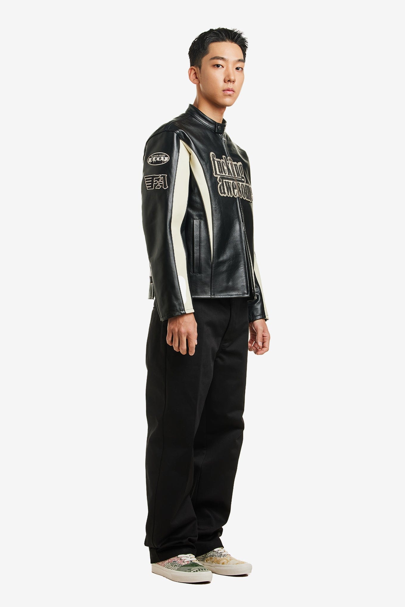 Fucking Awesome LEATHER MOTO JACKET