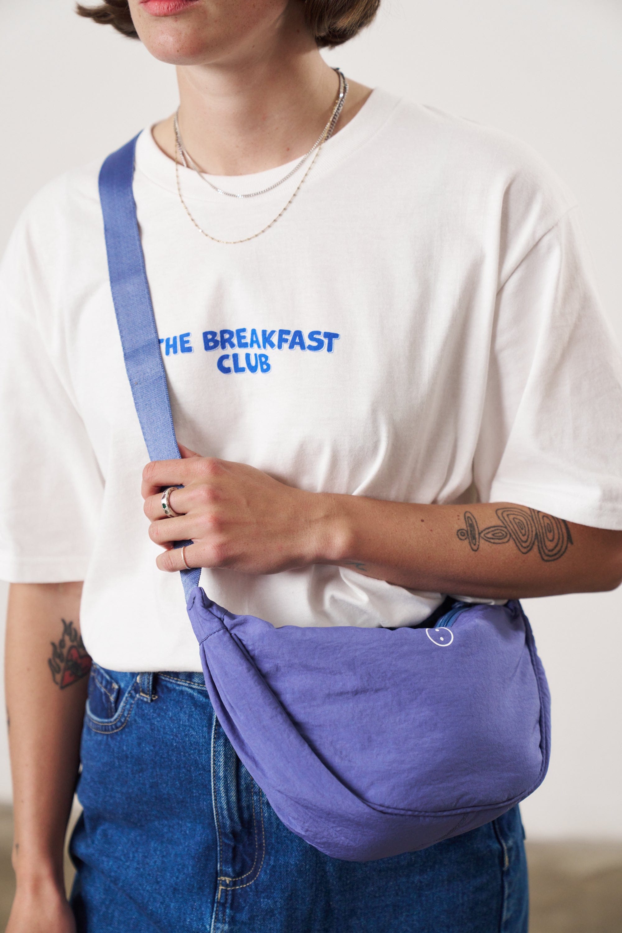 UN:IK Essentials Essentials Oxford Nylon Cross Body Bag - Blue