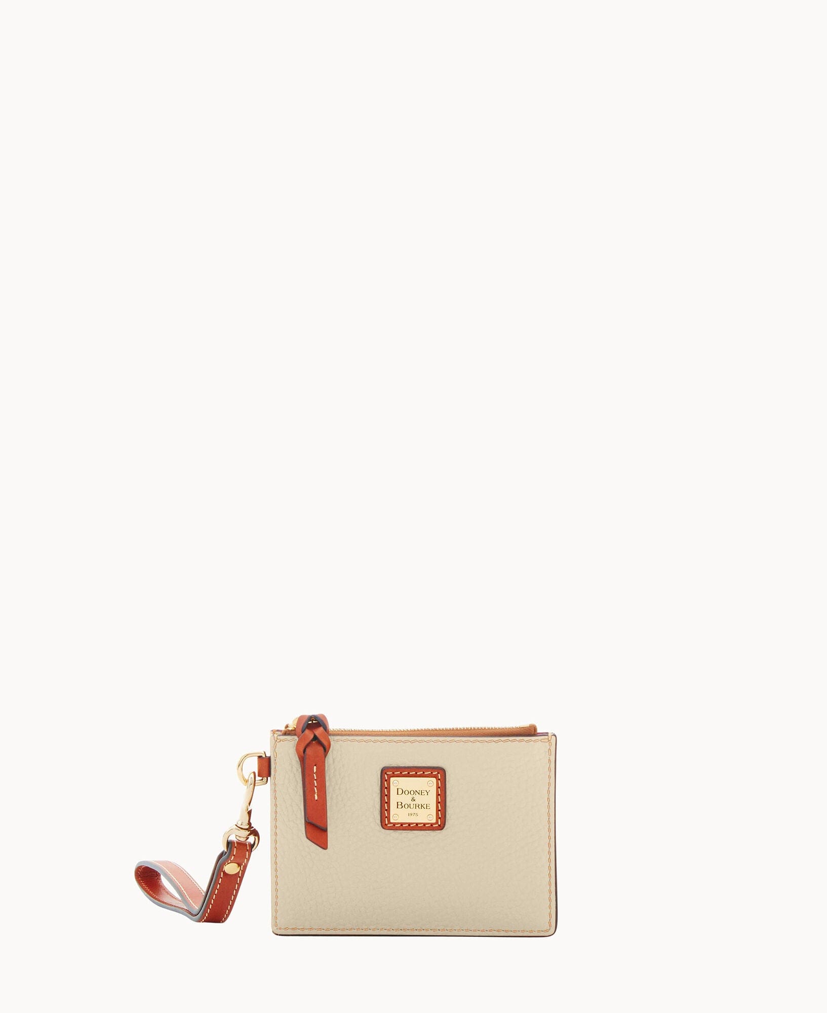 Dooney & Bourke Pebble Grain Zip Top Card Case Wristlet
