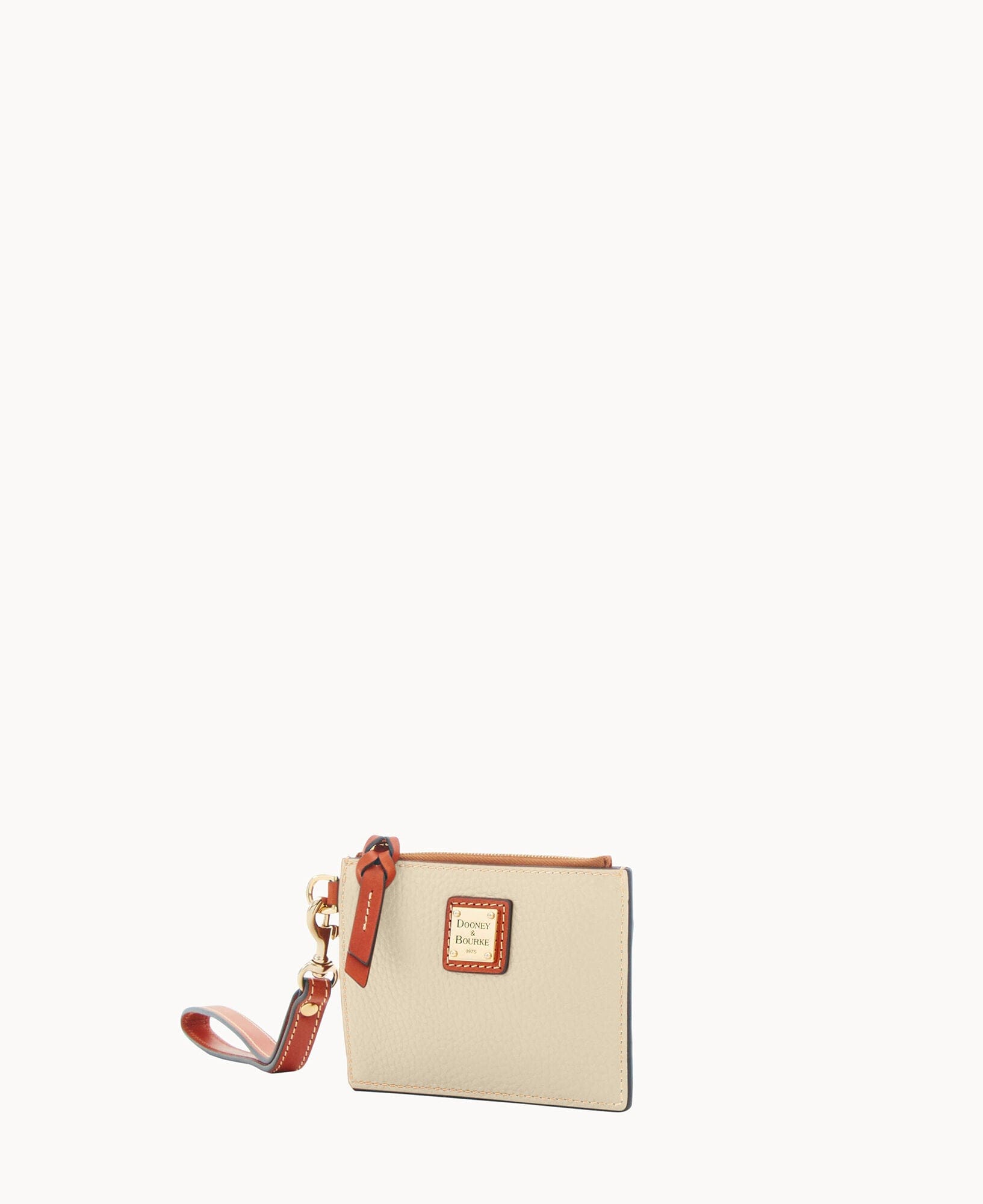 Dooney & Bourke Pebble Grain Zip Top Card Case Wristlet