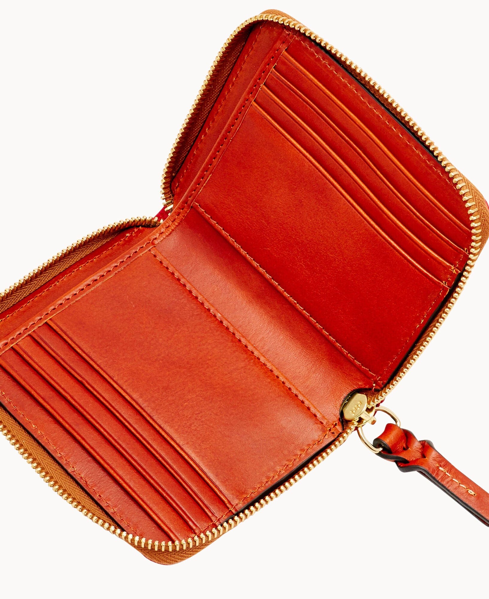 Dooney & Bourke Pebble Grain Small Zip Around Wallet
