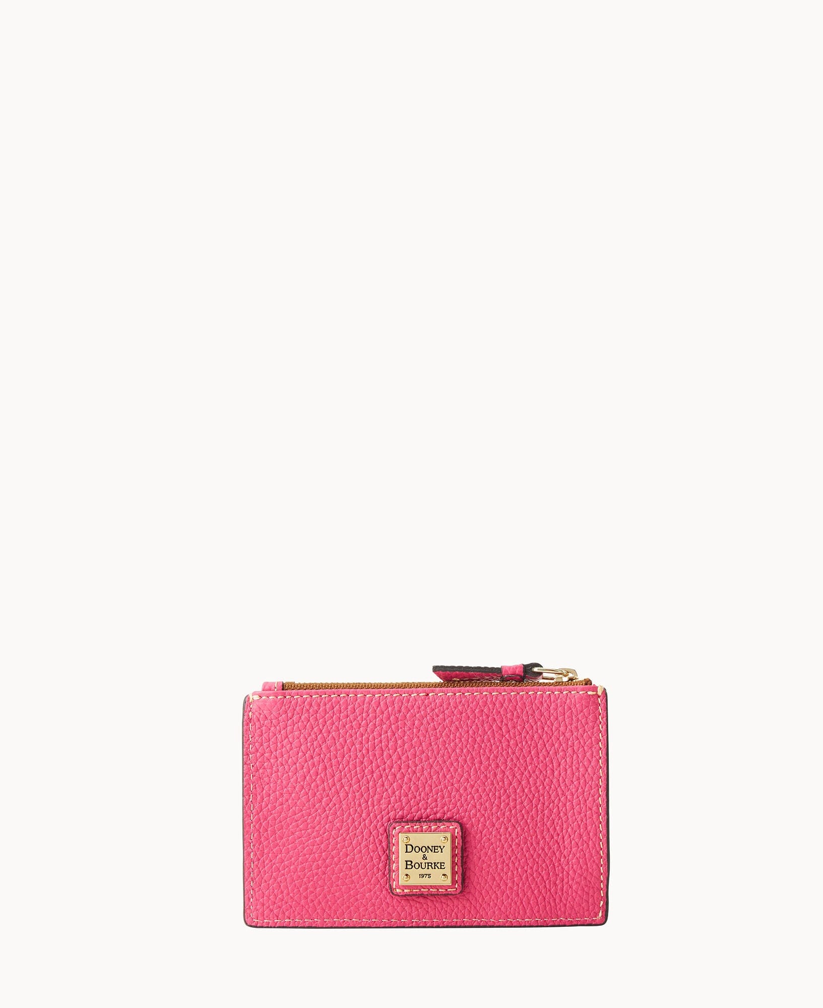 Dooney & Bourke Pebble Grain Zip Credit Card Case
